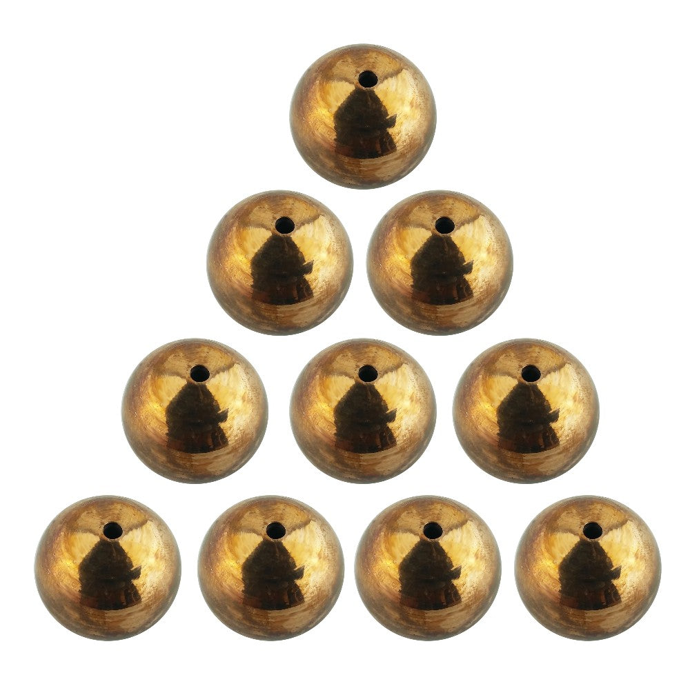 Physics Ball, Copper, 25 mm (1 in.), Drilled, Pack of 10