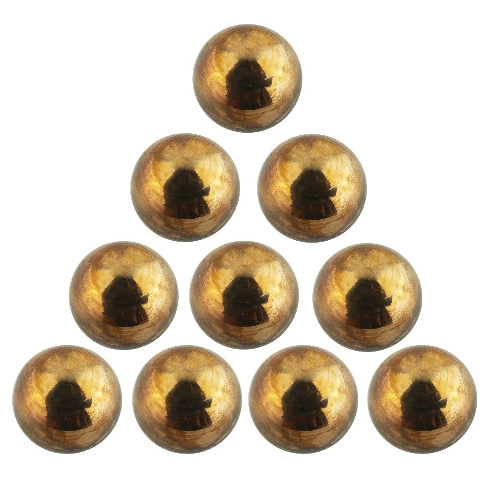 Physics Ball, Copper, 25 mm (1 in.), Solid, Pack of 10