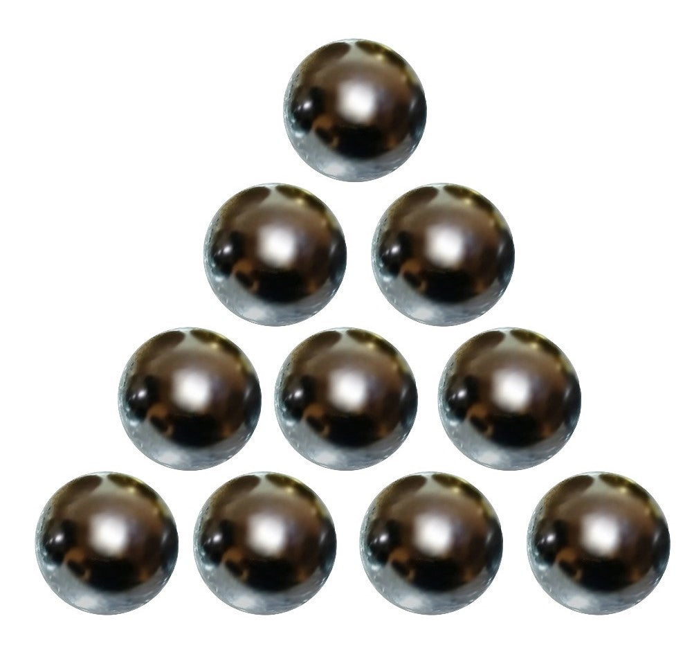 Physics Ball, Steel, 25 mm (1 in.), Solid, Pack of 10