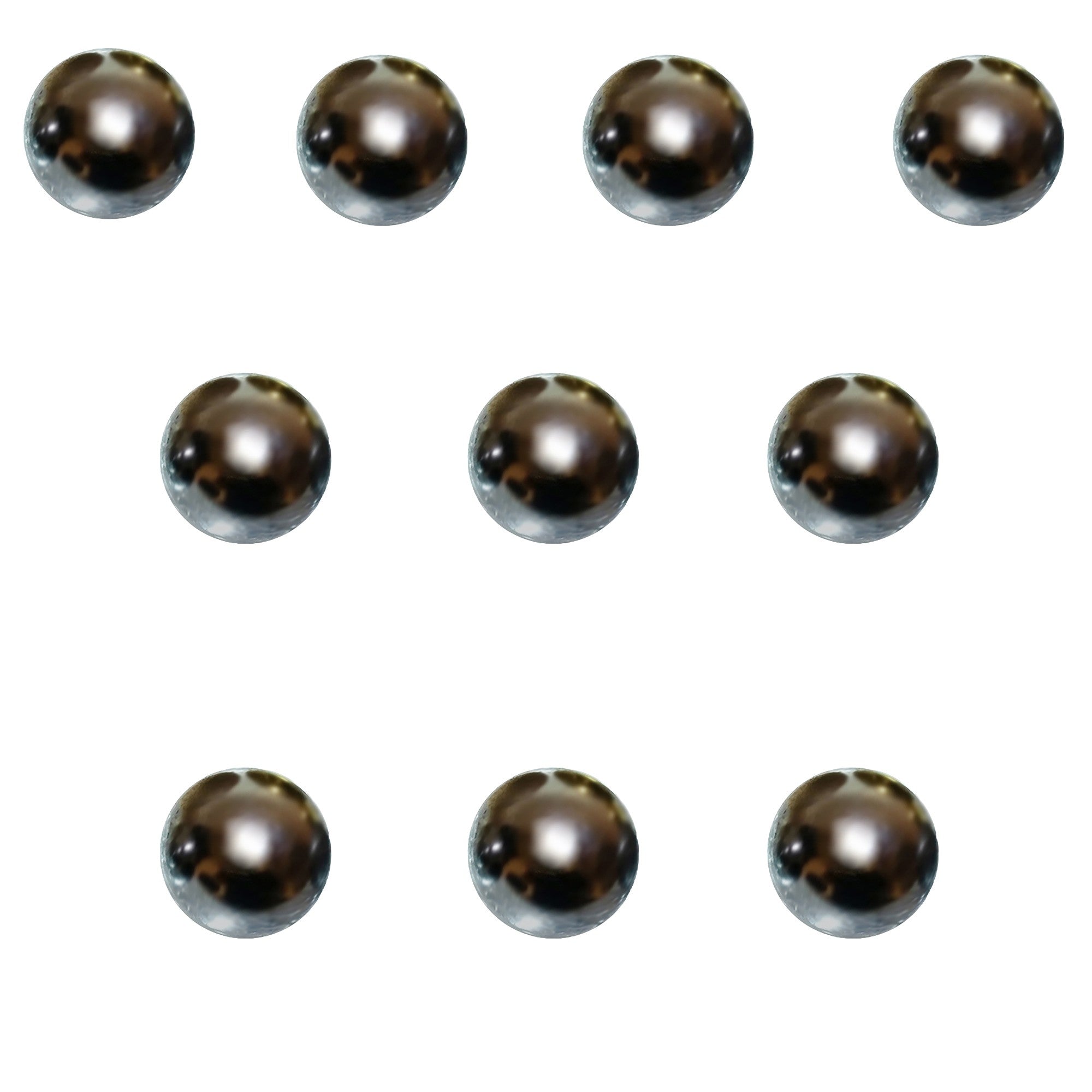 Steel Physics Balls, 13mm (3/4 in.), Solid, Pack of 10