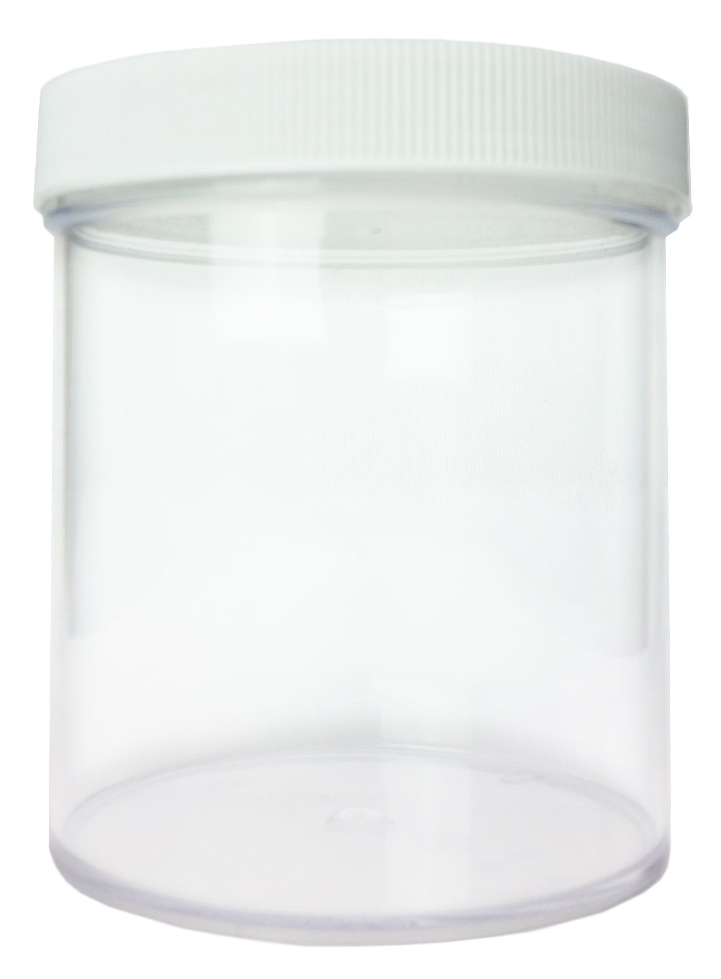 Specimen Jar, Polystyrene 16oz capacity, with 89/400 neck and foam lined cap. Pack 12.