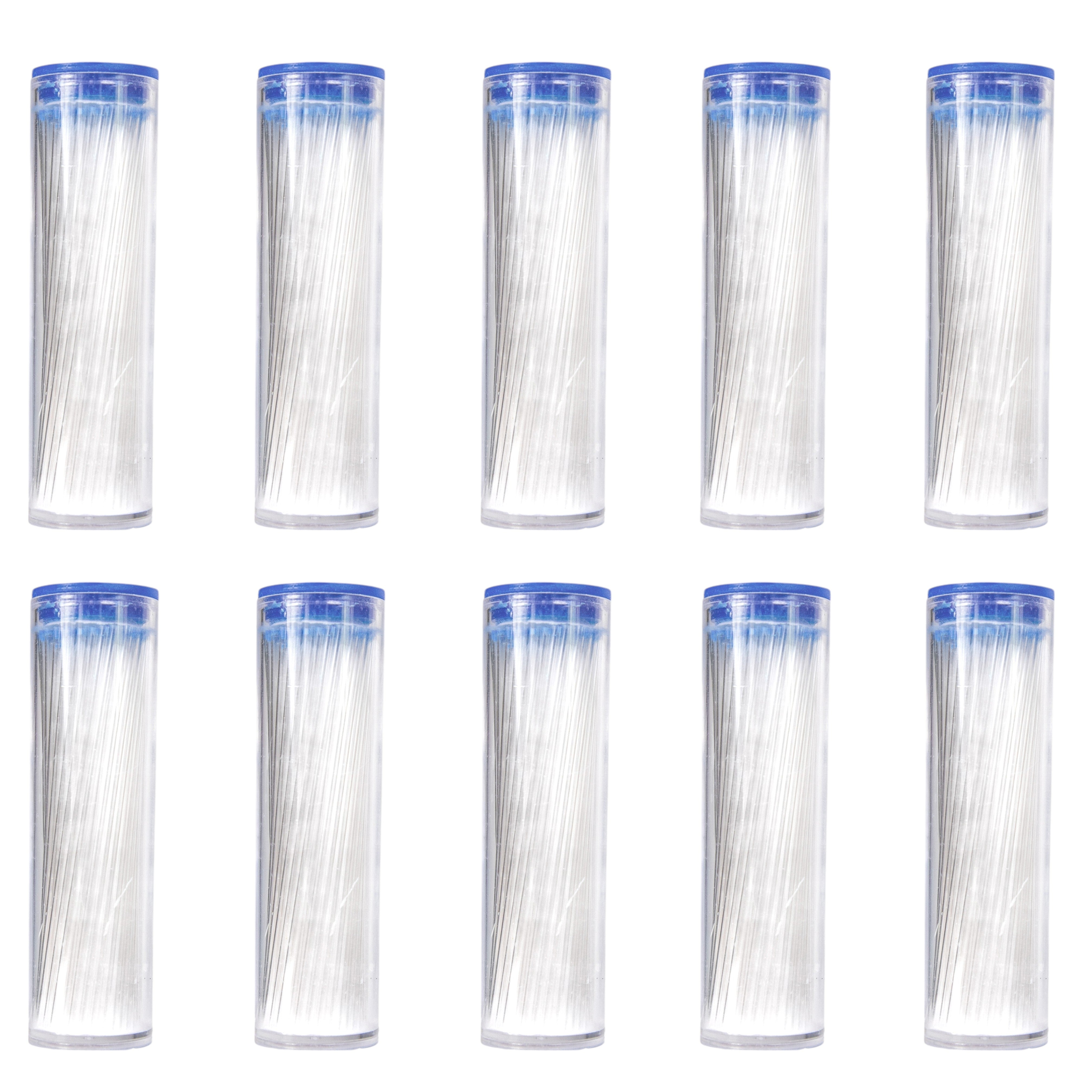 GSC International Capillary Glass Tubes – Pack of 10 Vials (100 Tubes per Vial) – 102mm Length, 1mm ID, 2mm OD – Open Ends – For Melting Point, Microfluidics, and STEM Lab Use in Chemistry and Physics