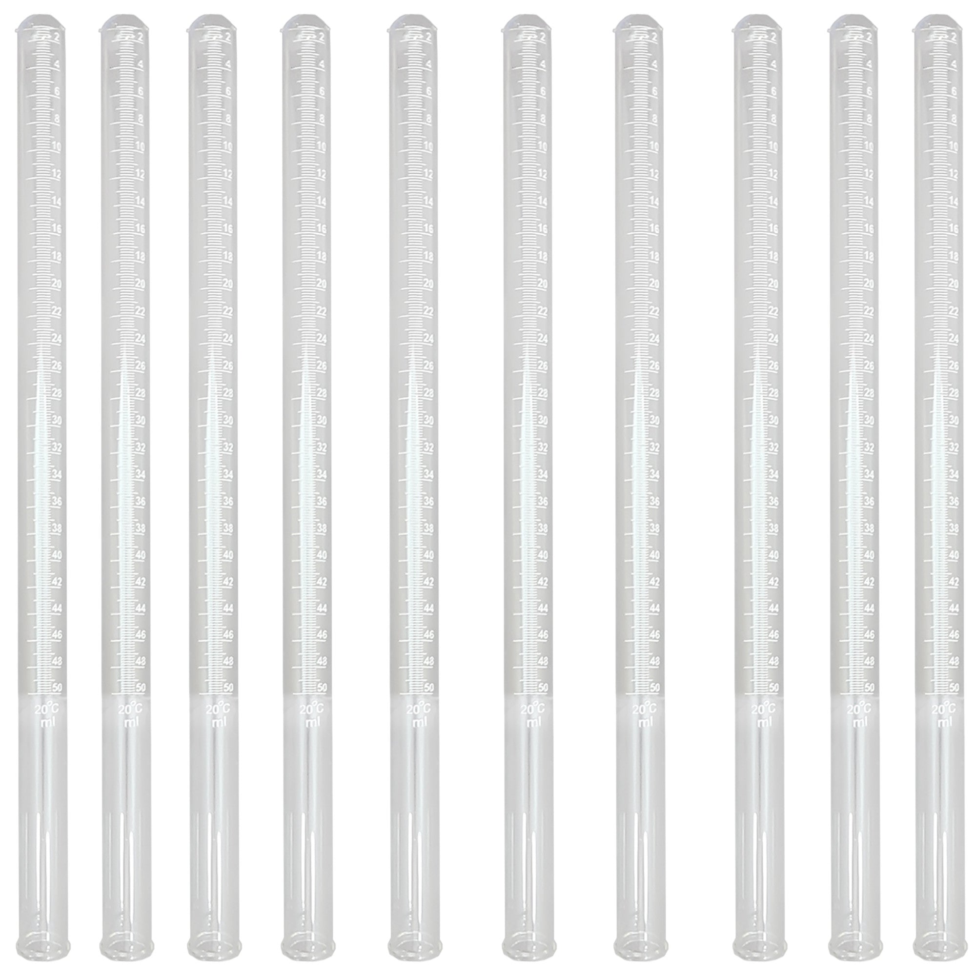 Eudiometer, 50ml. Pack of 10.