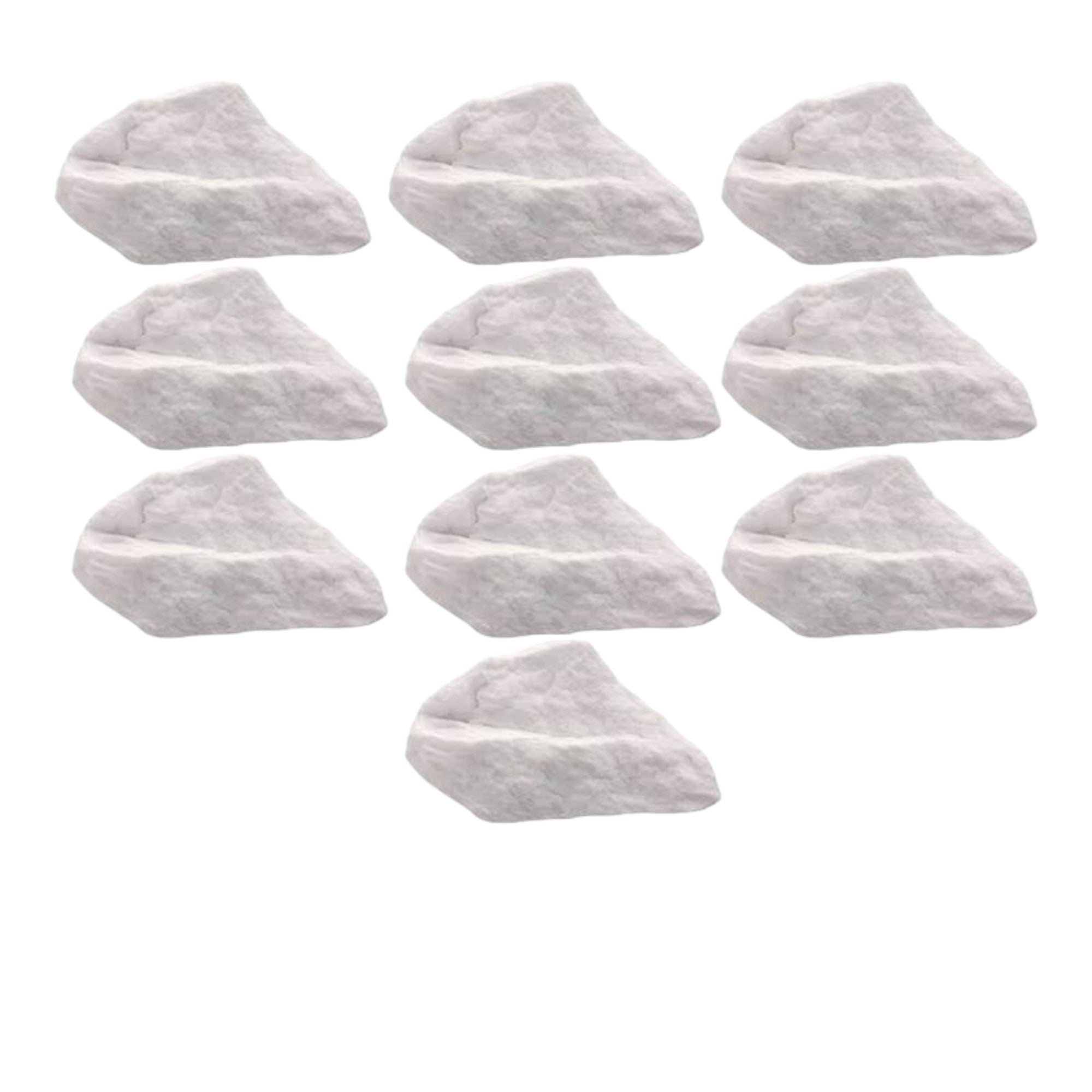 Rocks - Marble White Coarse 10 Pack