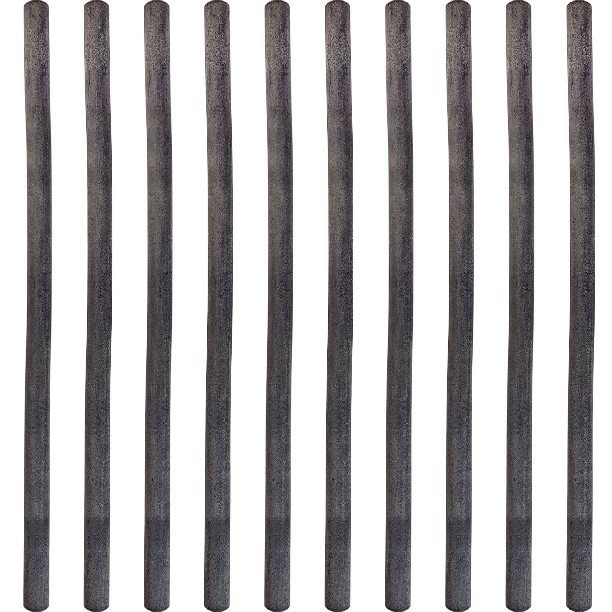 Friction Rod, Ebonite Material. Size 9.75mm diameter x 300mm length.  Pack of 10 Friction Rods.