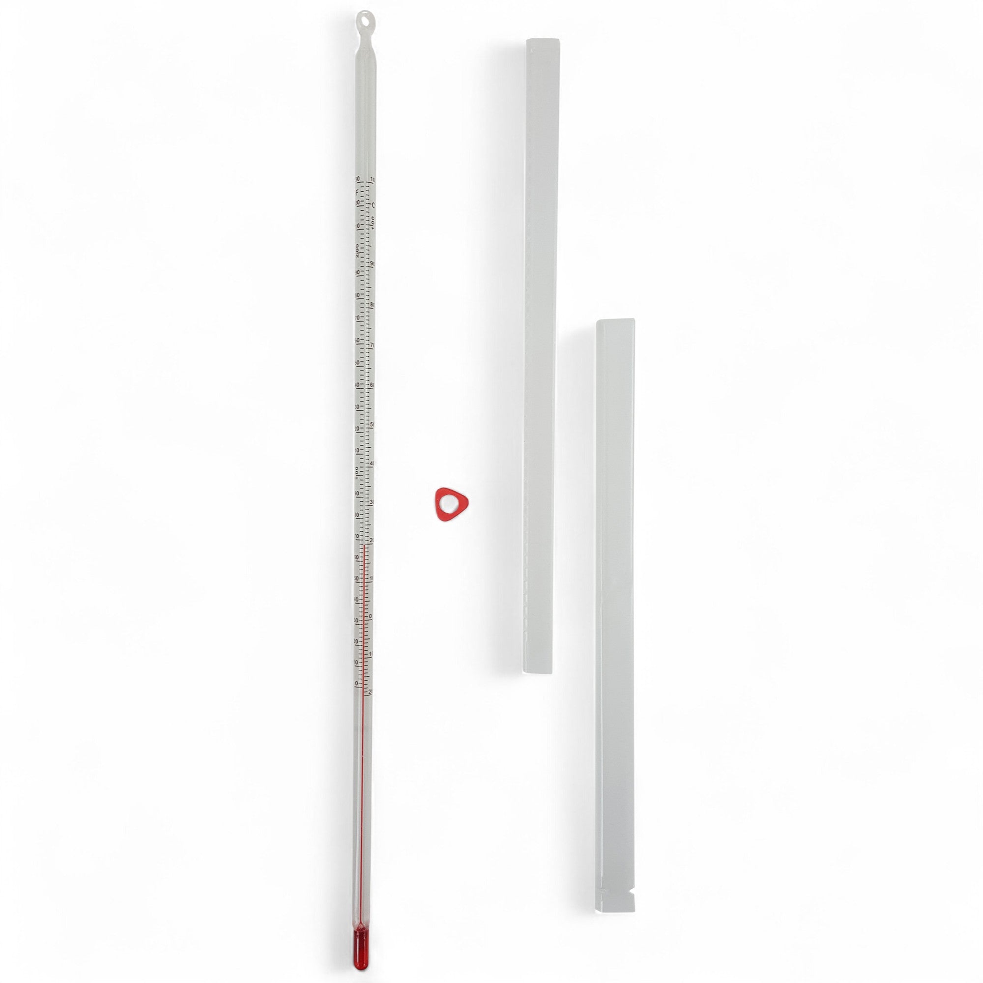 Thermometer, White-Backed, Total Immersion, Double Scale -20°C to 110°C and 0°F to 230°F. Pack of 10