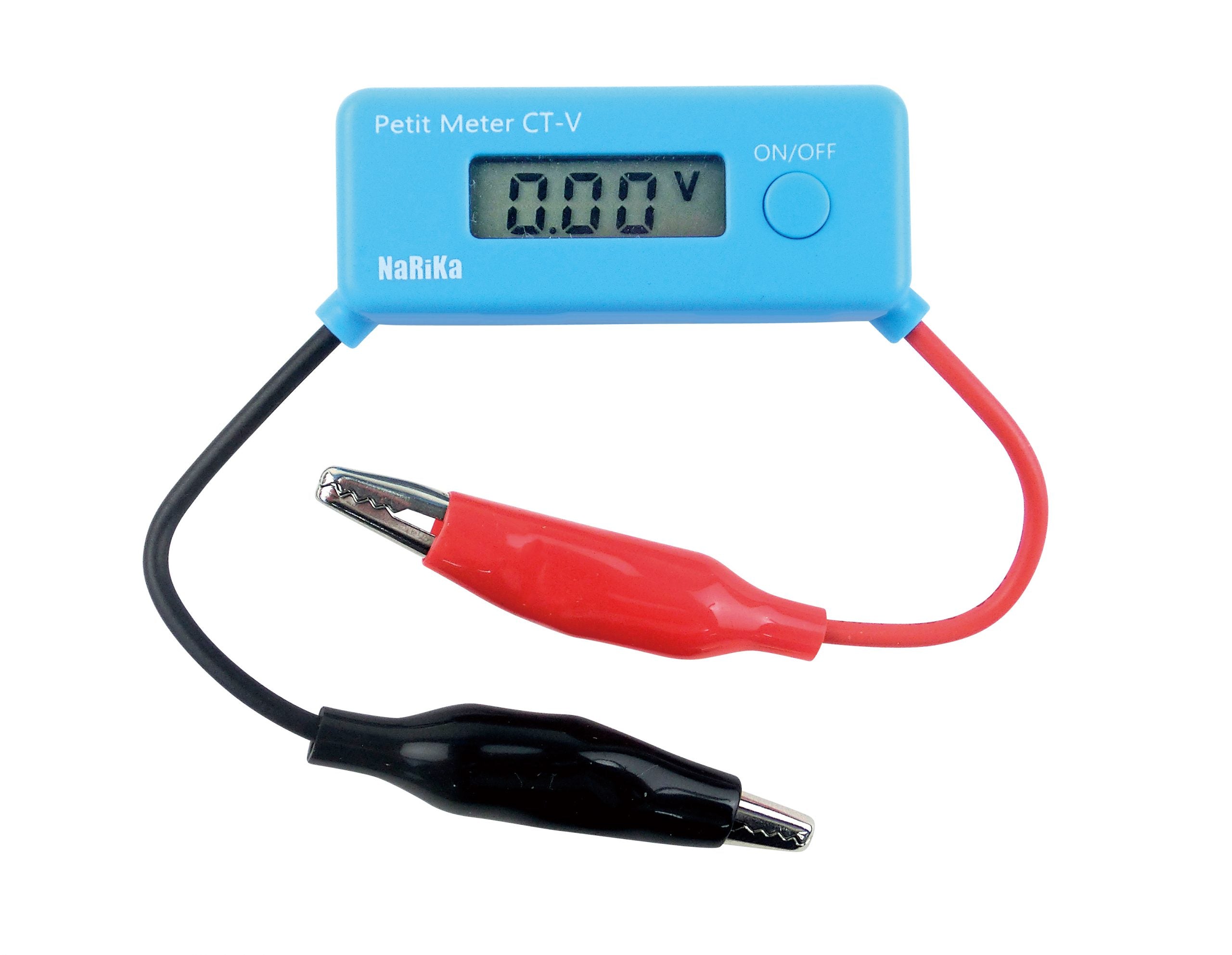 Meter - Voltmeter DC Digital, Range 25 V 0.01V. Pack of 10. Made by Narika Corporation.