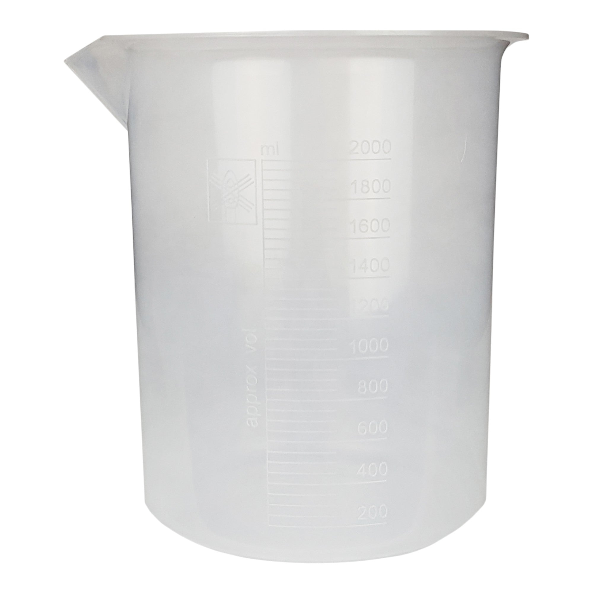 Beaker, Polypropylene 2000ml, Case of 12