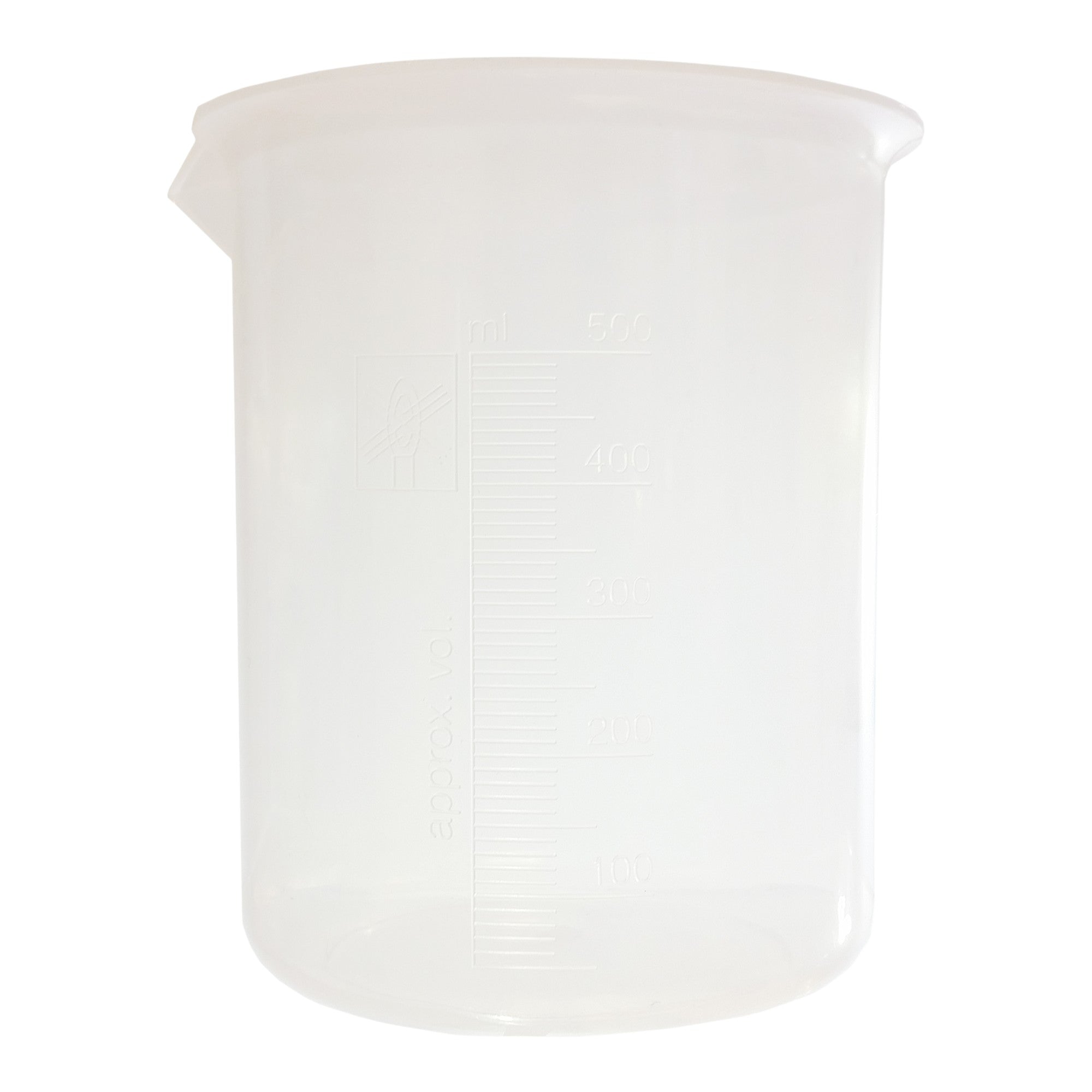 Beaker, Polypropylene 500ml, Pack of 12