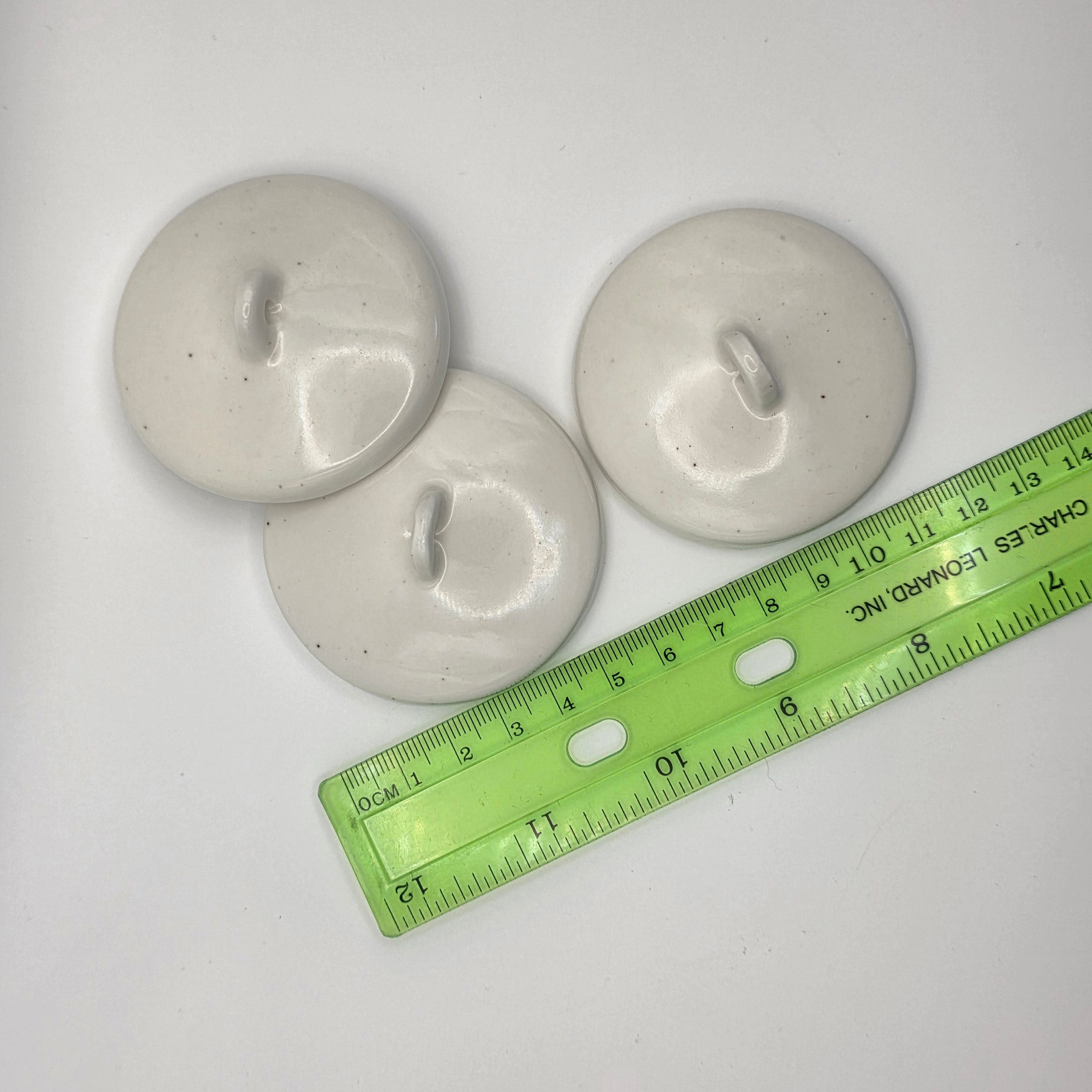 Crucible Lid, Porcelain, High-Form, 50ml, Pack of 20