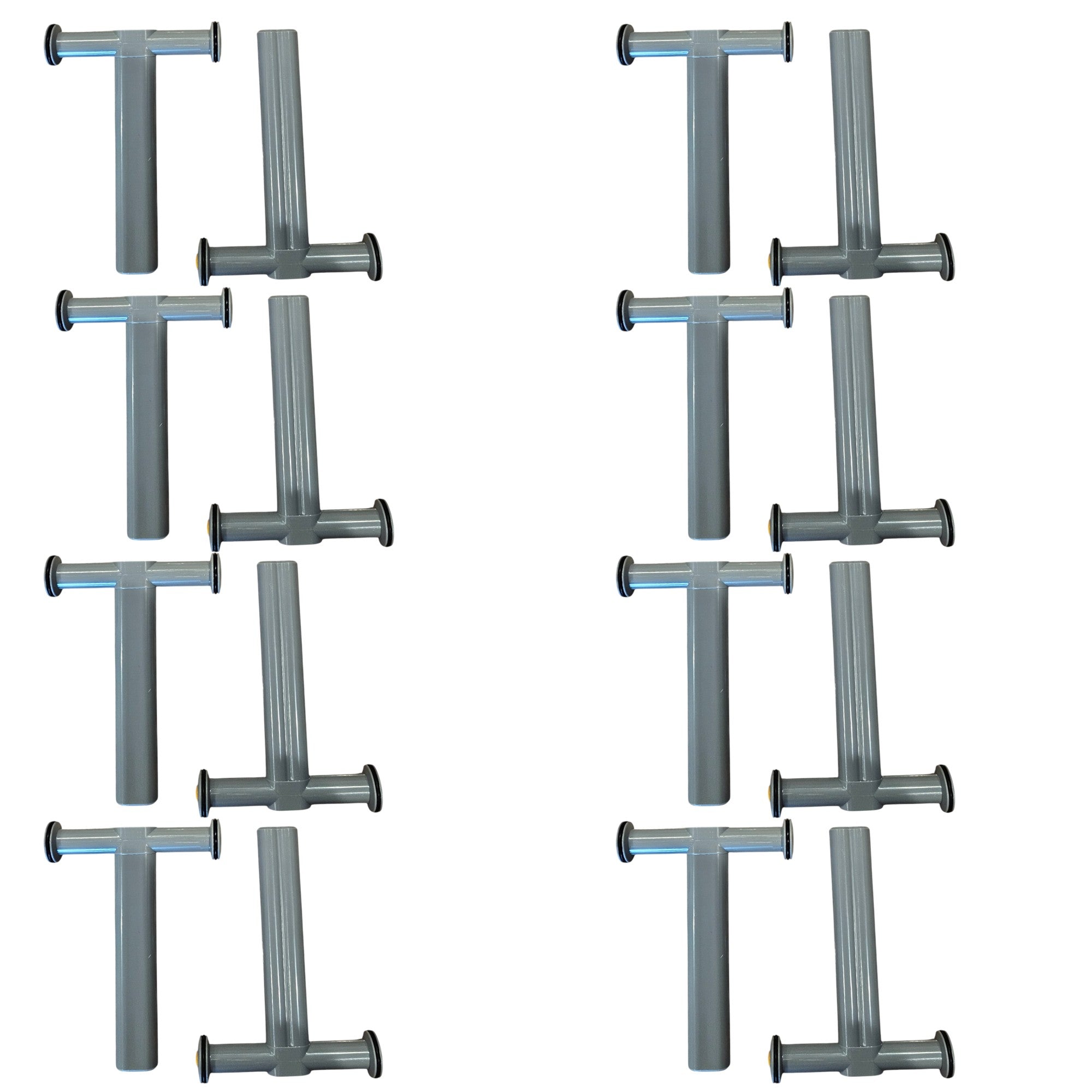 Track Accessory Set, Adjustable Brackets. Case of 16.  Used in PEER Physics EFG Kit.