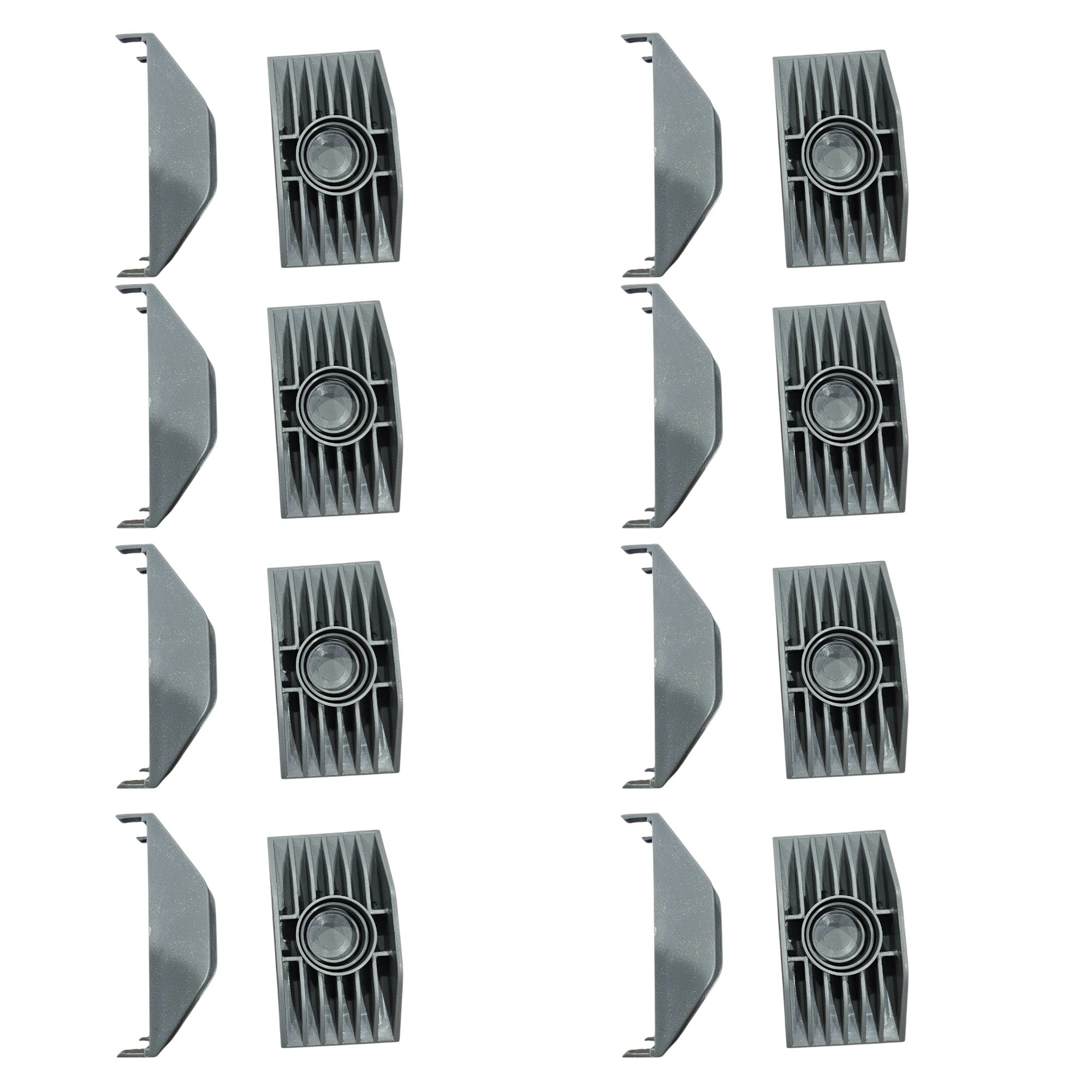 Track Accessory Set, End Stops.  Case of 16.  Used in PEER Physics EFG Kit.
