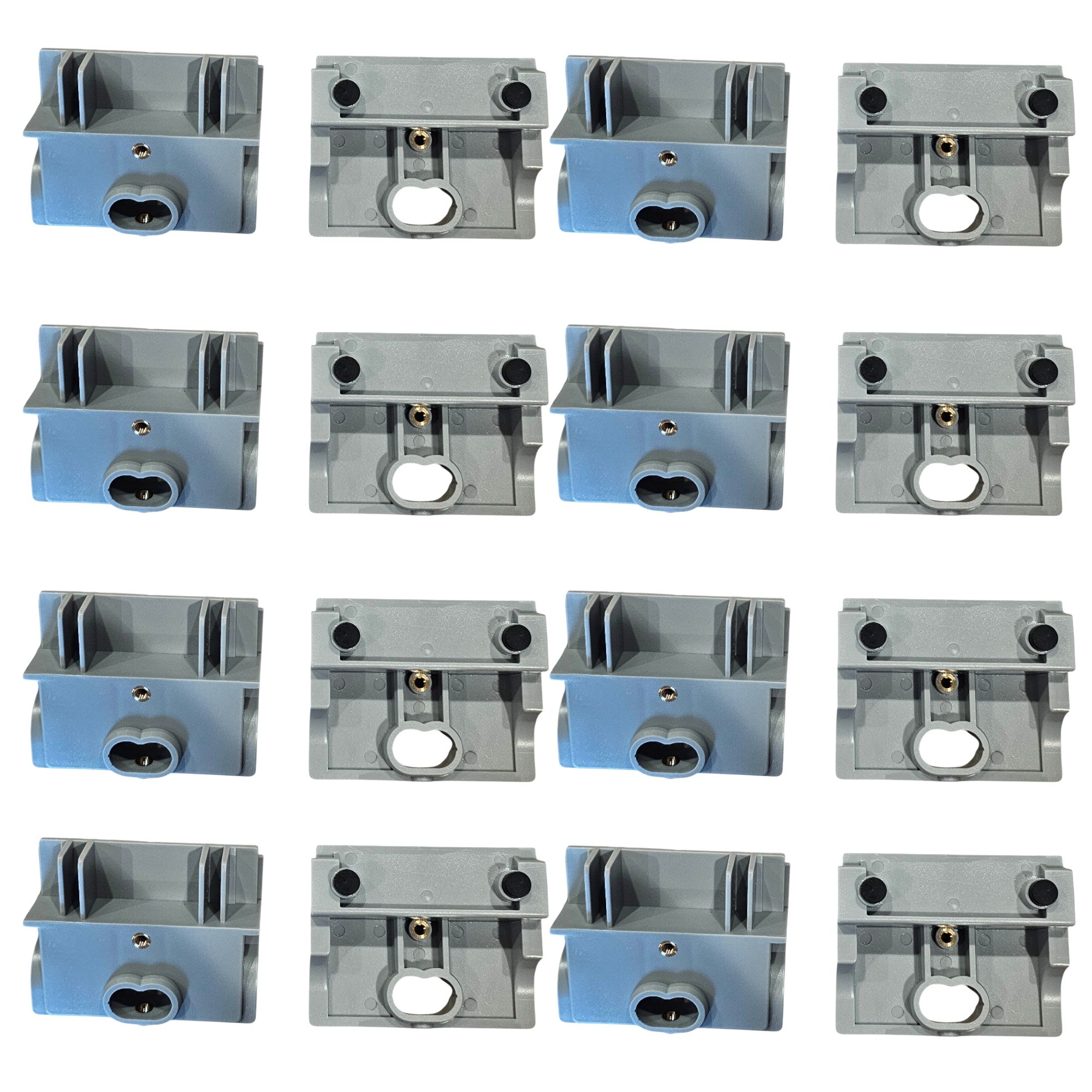 Track Accessory Set, Brackets Holder. Case of 16. Used in PEER Physics EFG Kit.