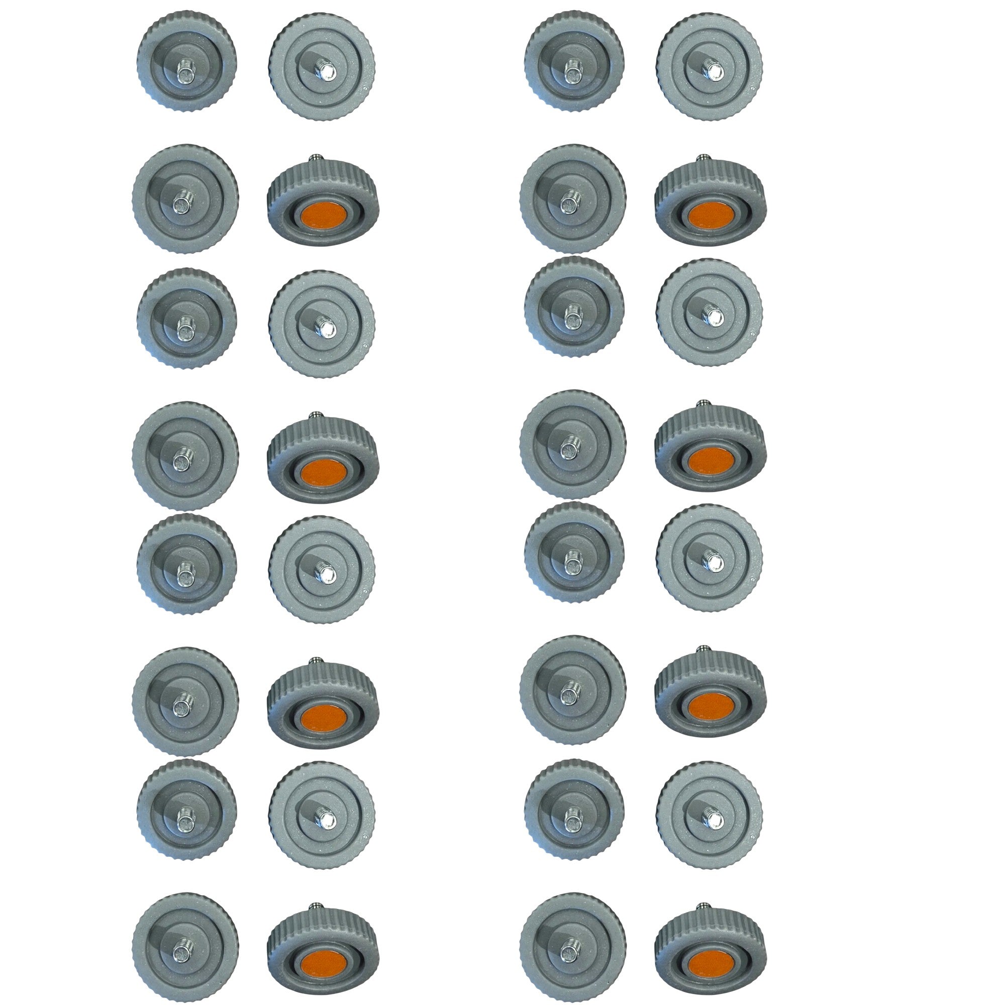 Track Accessory Set 5x10mm Thumbscrews. Case of 32.  Used in PEER Physics EFG Kit.