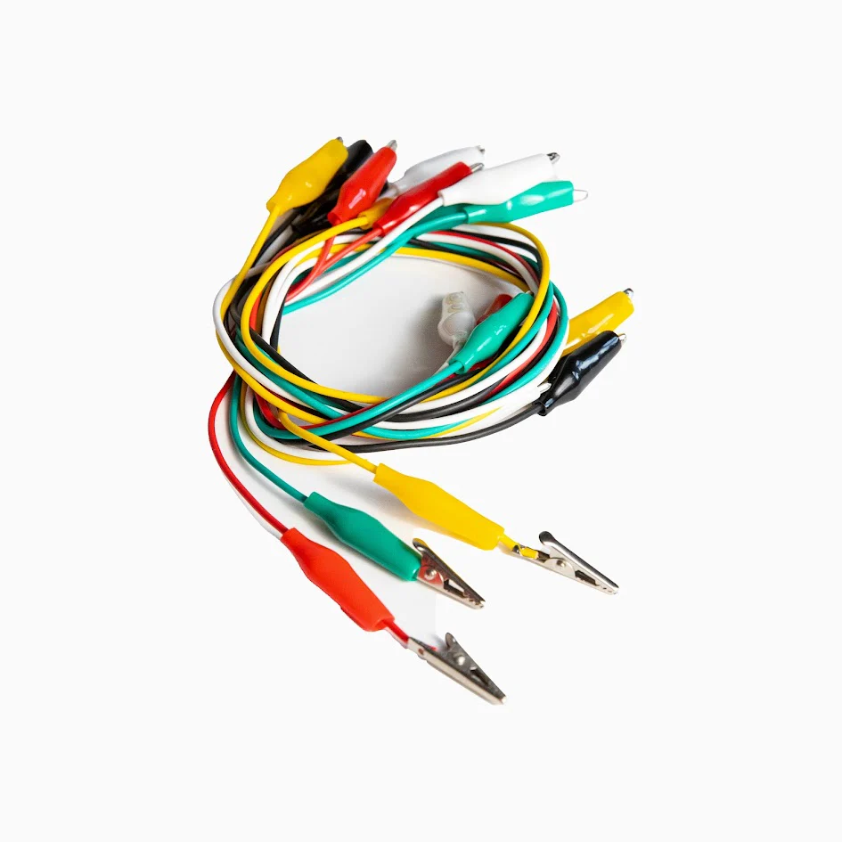 Basic DC Circuits Electronics Kit – Hands-On Learning Set with Battery Holders, Switch, Meters & Alligator Clip Leads