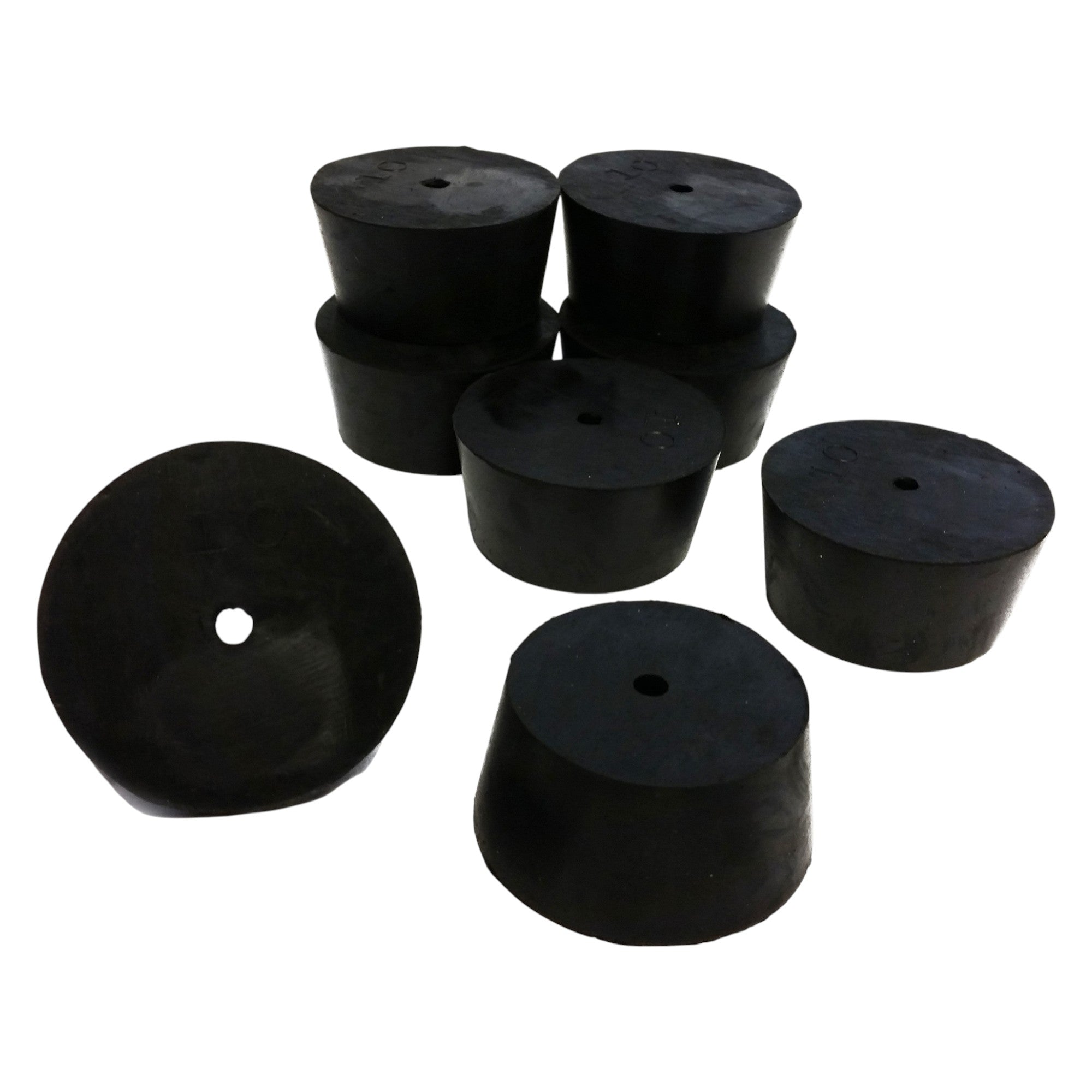 Stoppers, Rubber Size 10.5, 1-Hole. Pack 1-Pound