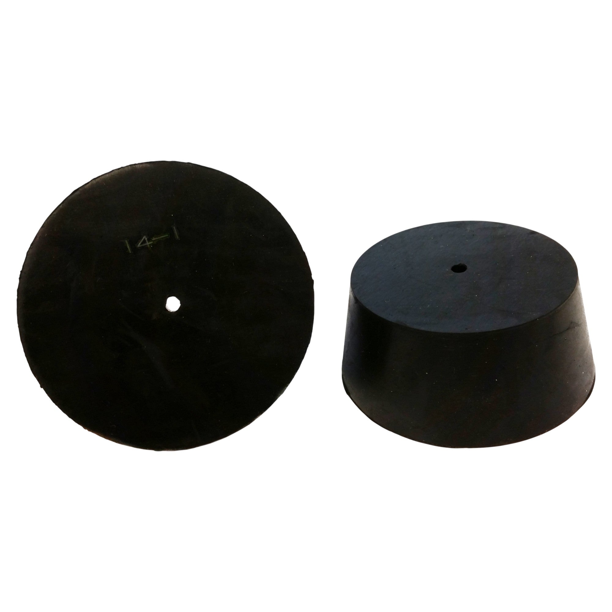 Rubber Stoppers, Size 14, 1-Hole. Pack 1-Pound.