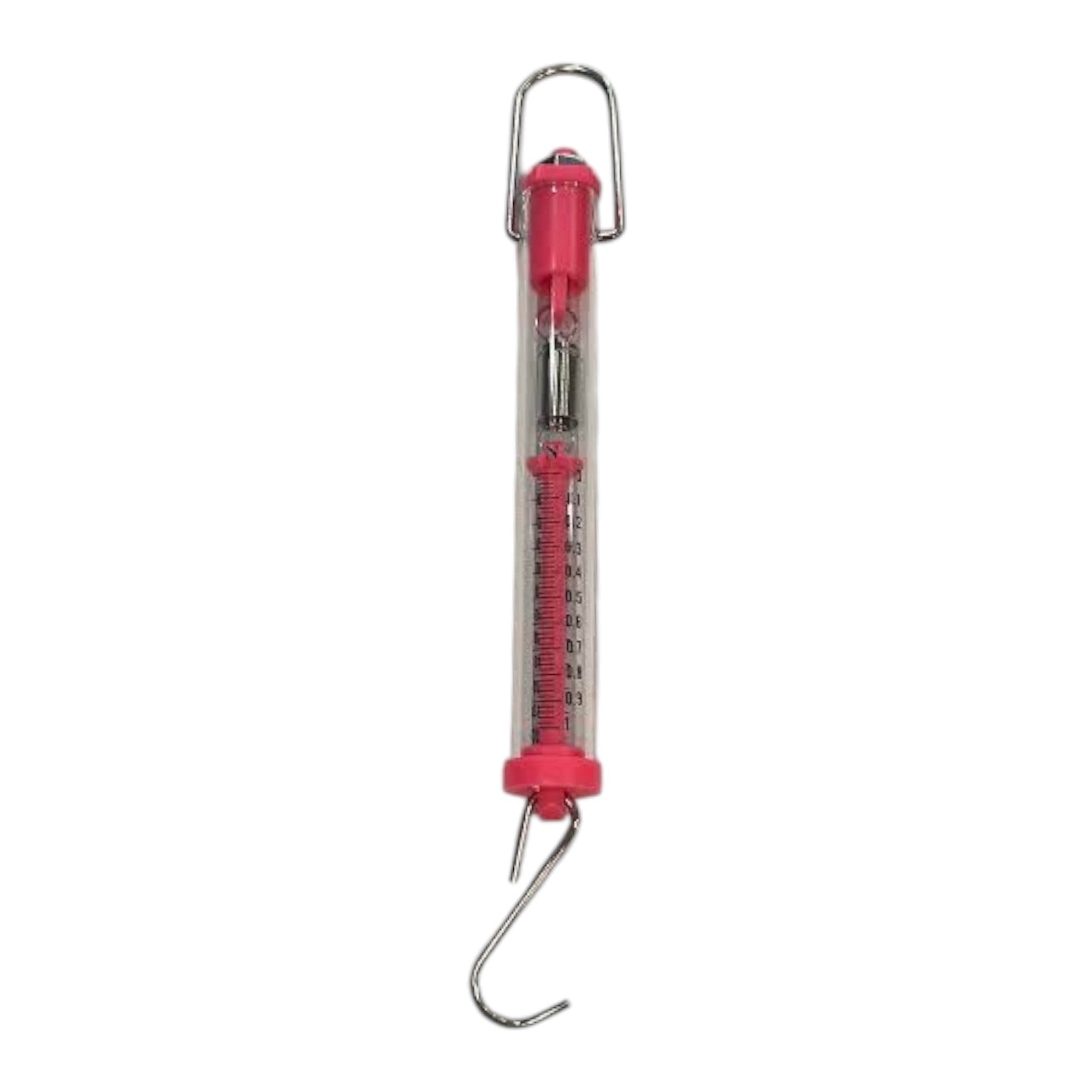 Scale, Spring Tubular Plastic, 100g/1N Capacity. Lightweight Mechanical Hanging Scale (Copy)