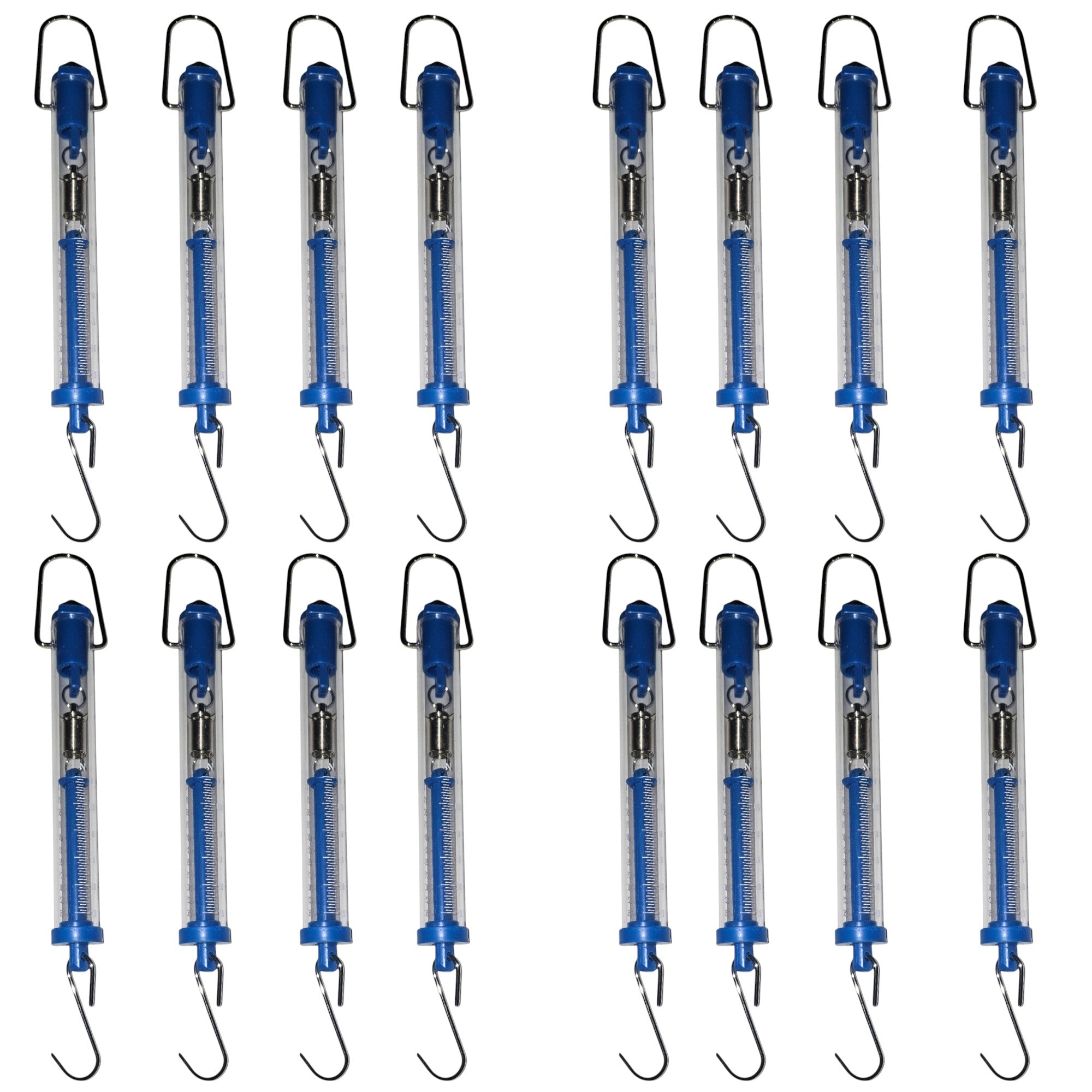Scale, Spring– Tubular Plastic, 250g/2.5N Capacity. Case of 16. For Use with PEER Physics EFG Kit.
