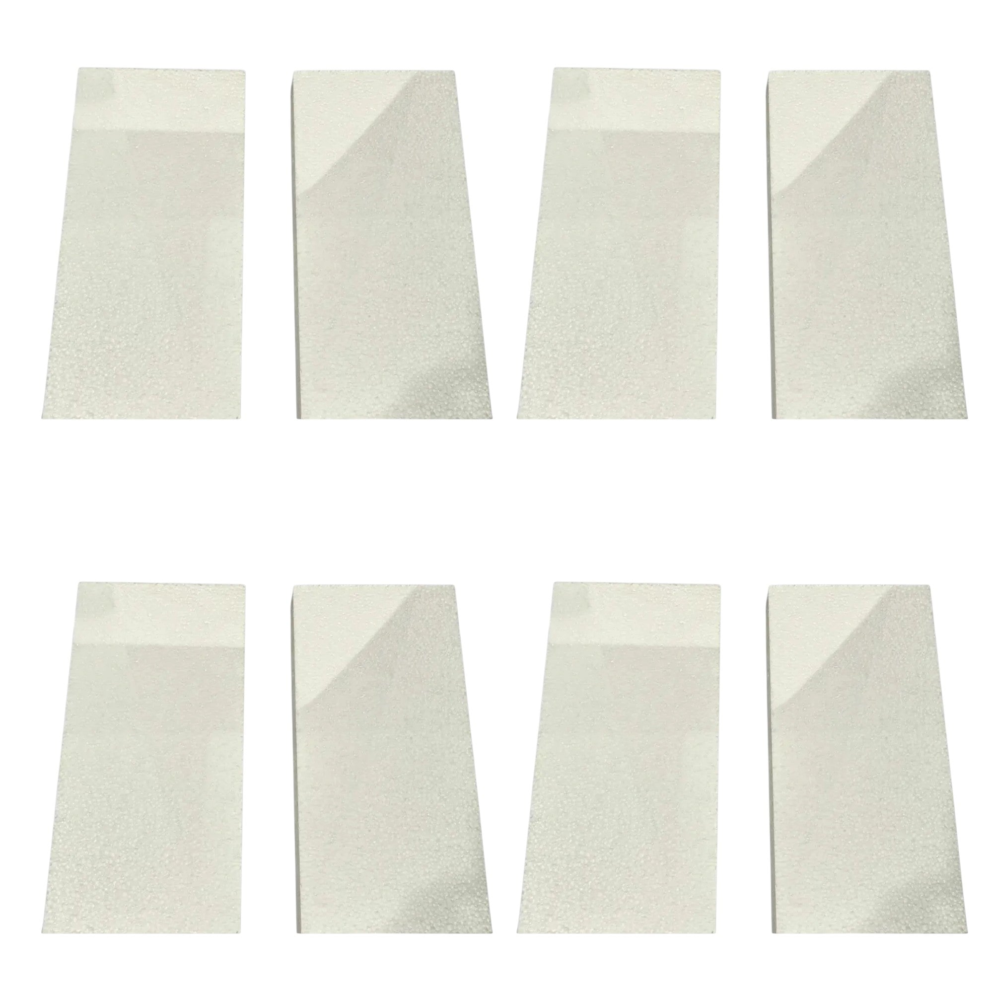 Styrofoam Blocks Size 12 x 6x 2 inches. Pack of 8. For use with Peer Physics CMW Kit.