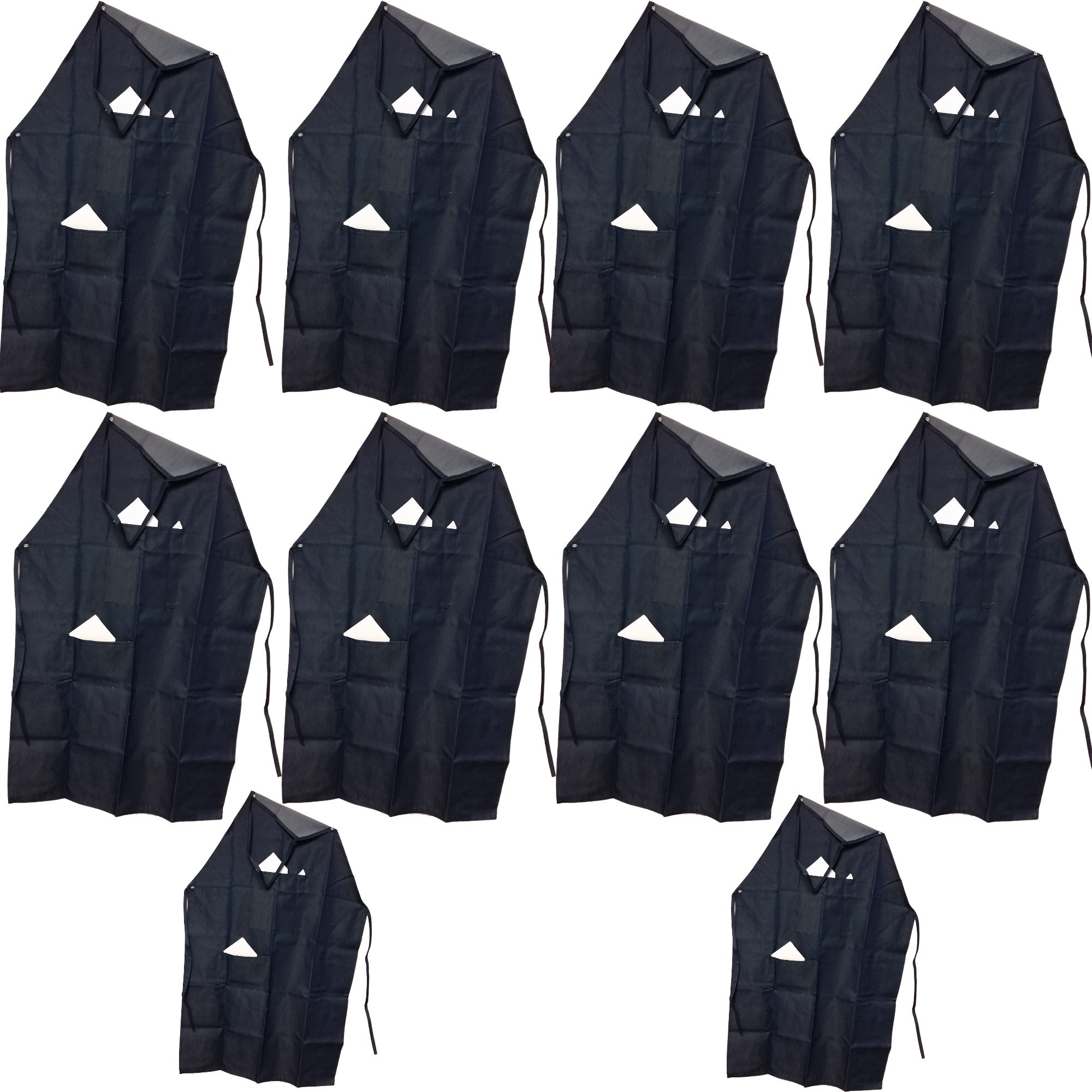 Apron, Blue Denim. Pack of 10.