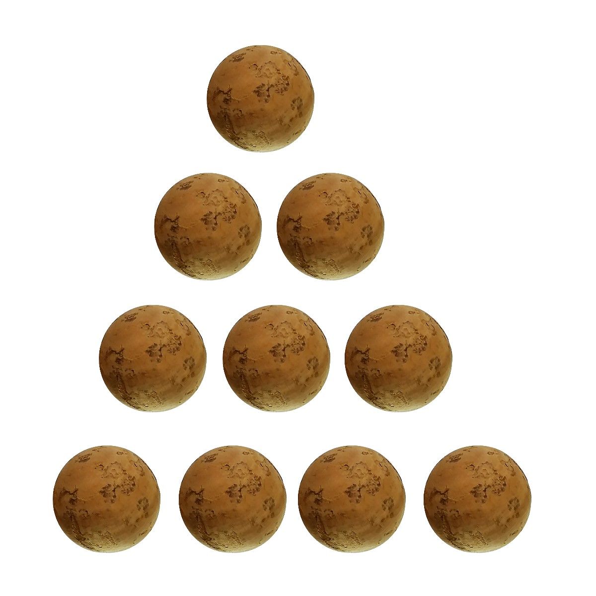 Cork Physics Balls, 25mm (1 in.), Solid, Pack of 10