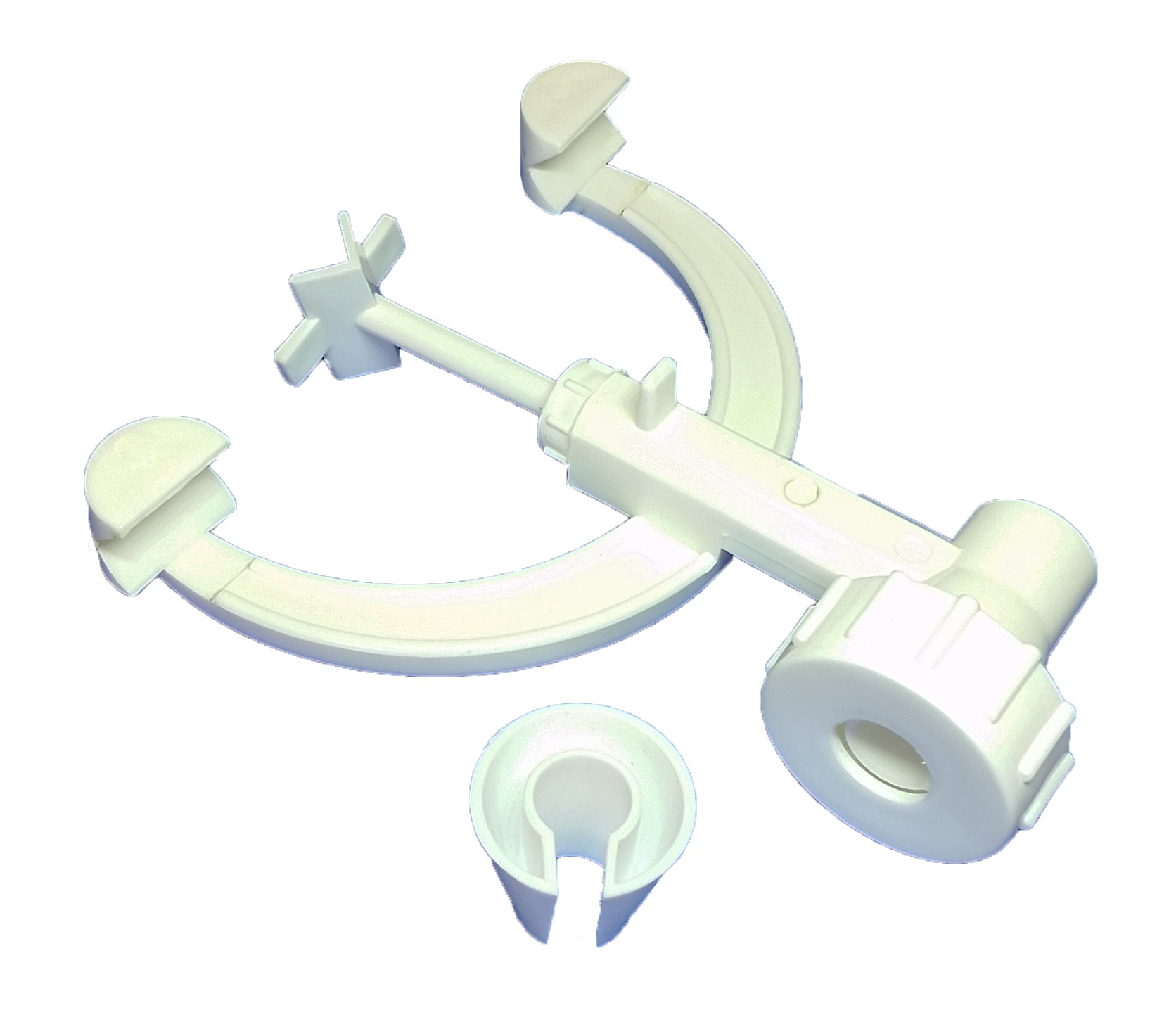 Clamp for Supporting Burettes, Fisher-Type, Polypropylene. Pack of 10.