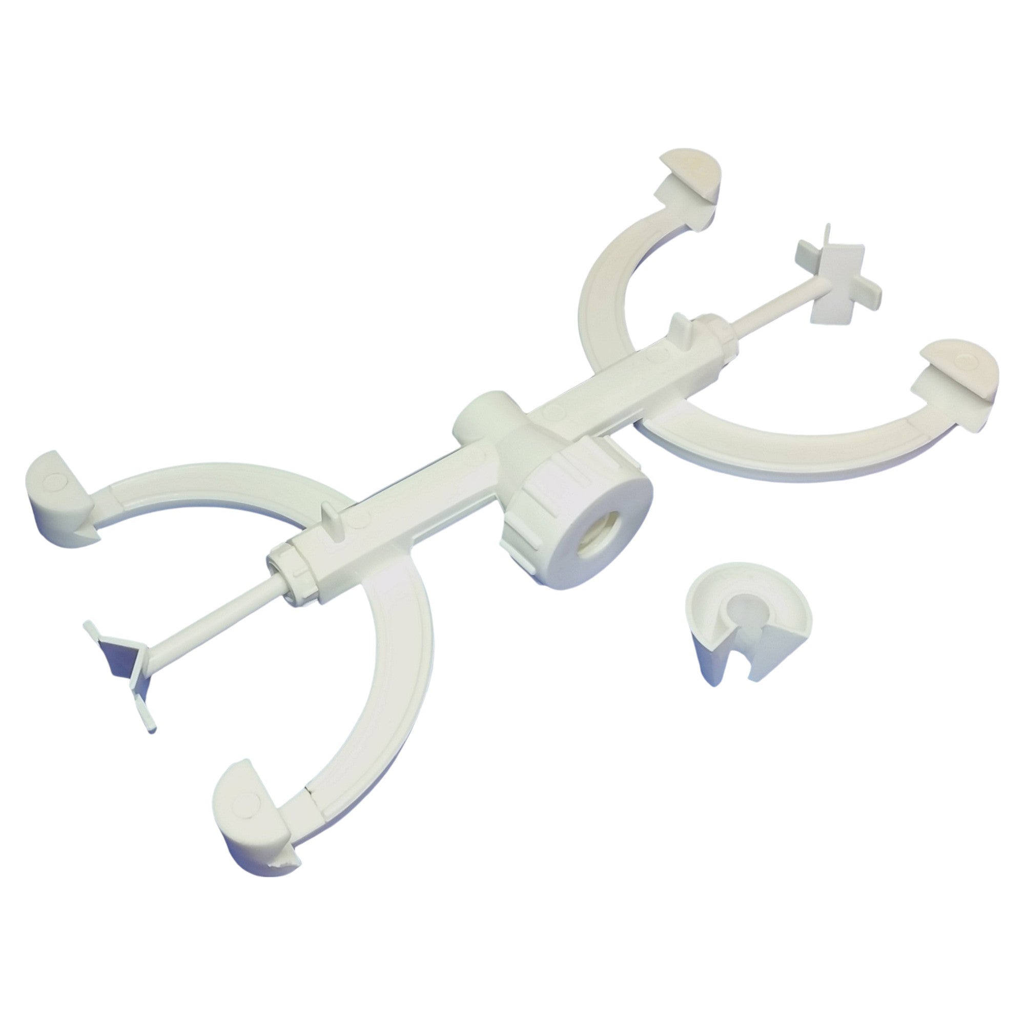 Clamp - Double Burette Clamp, Fisher-Type, Polypropylene, Pack of 6