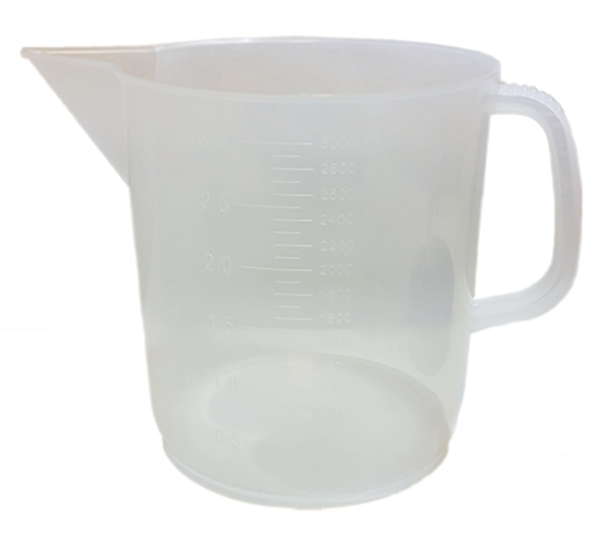 Beaker Jug Polypropylene 3000ml Capacity