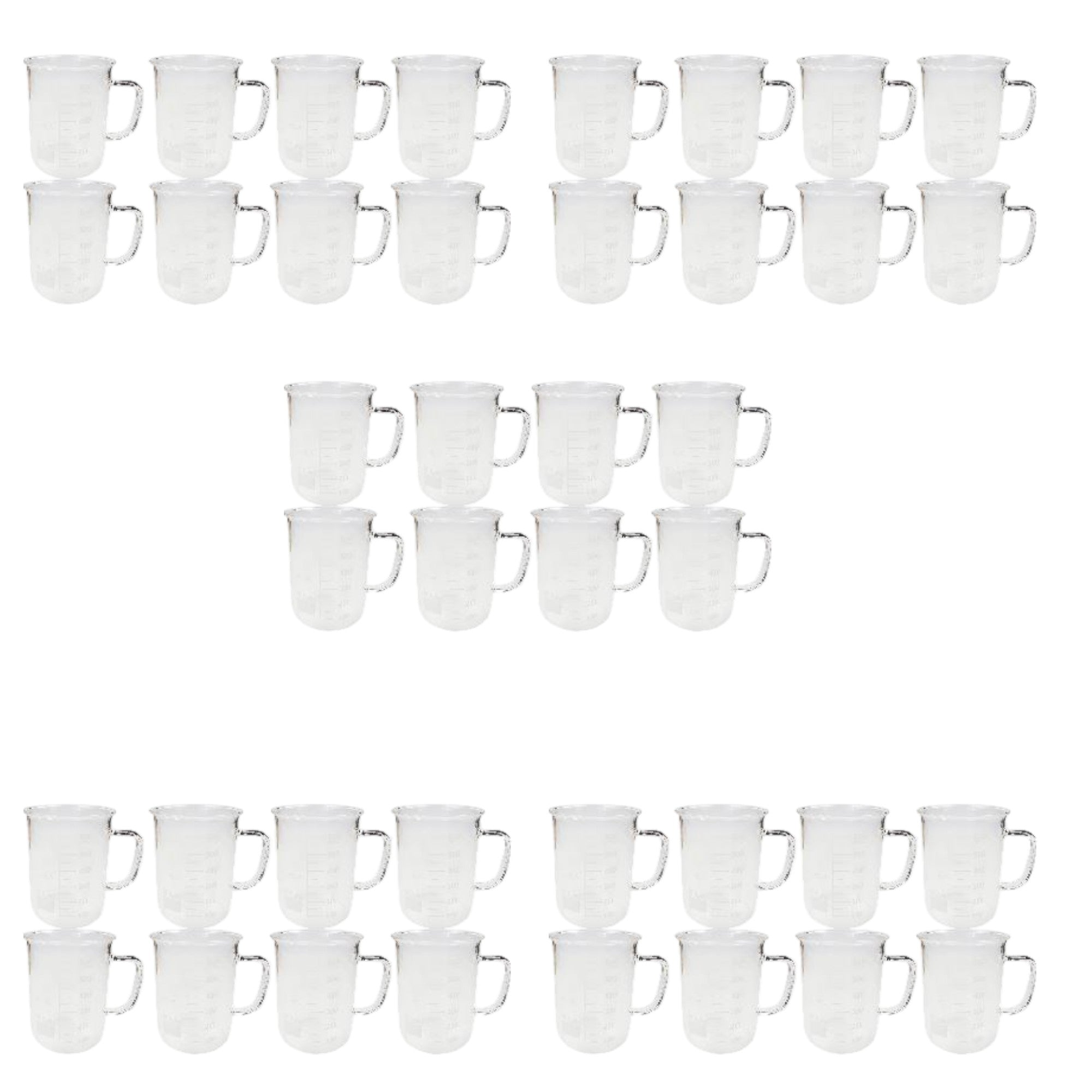 Beaker Mug 600ml Borosilicate Glass. Case of 40.