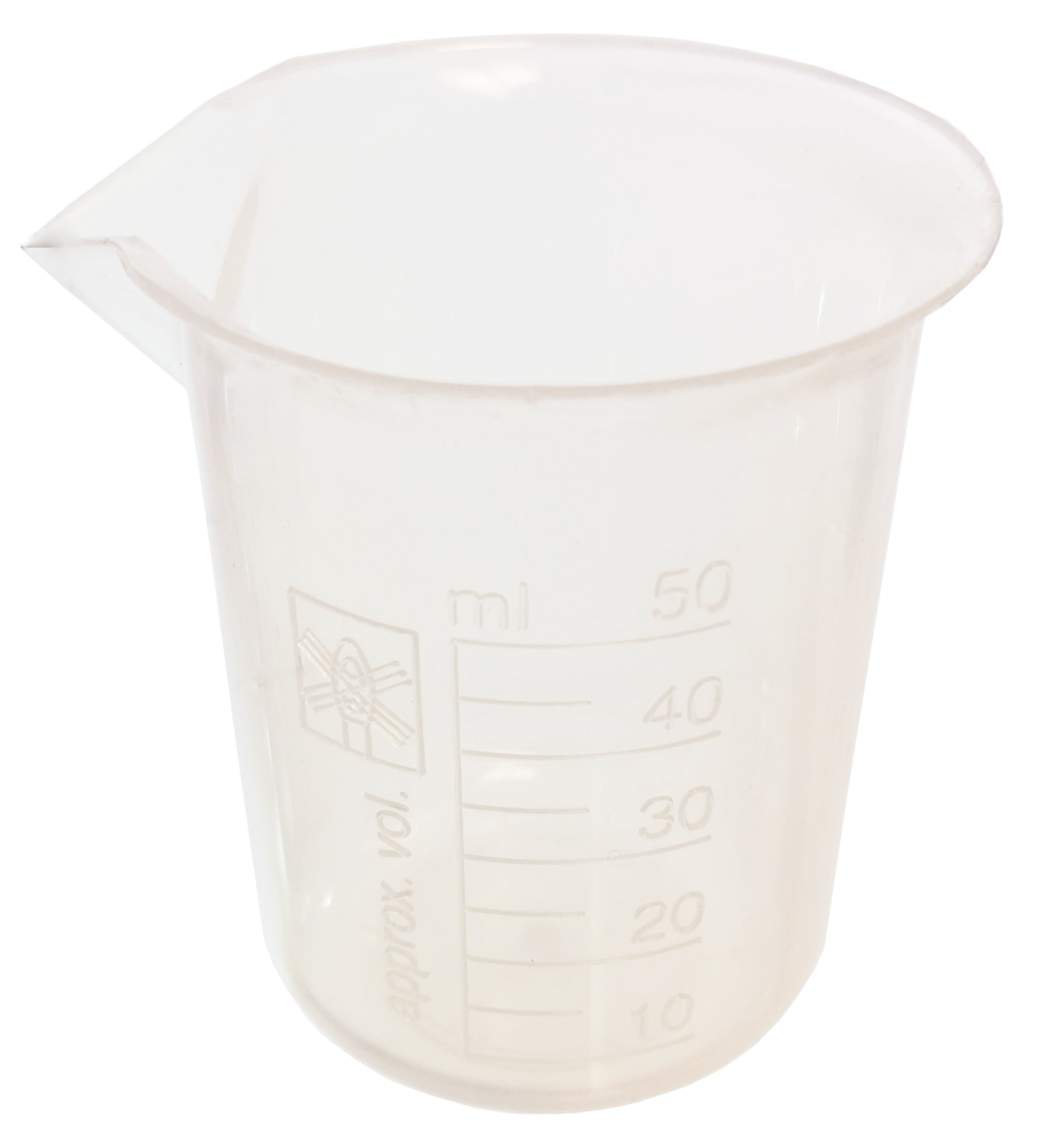 Beaker, Polypropylene 50ml, Pack of 12