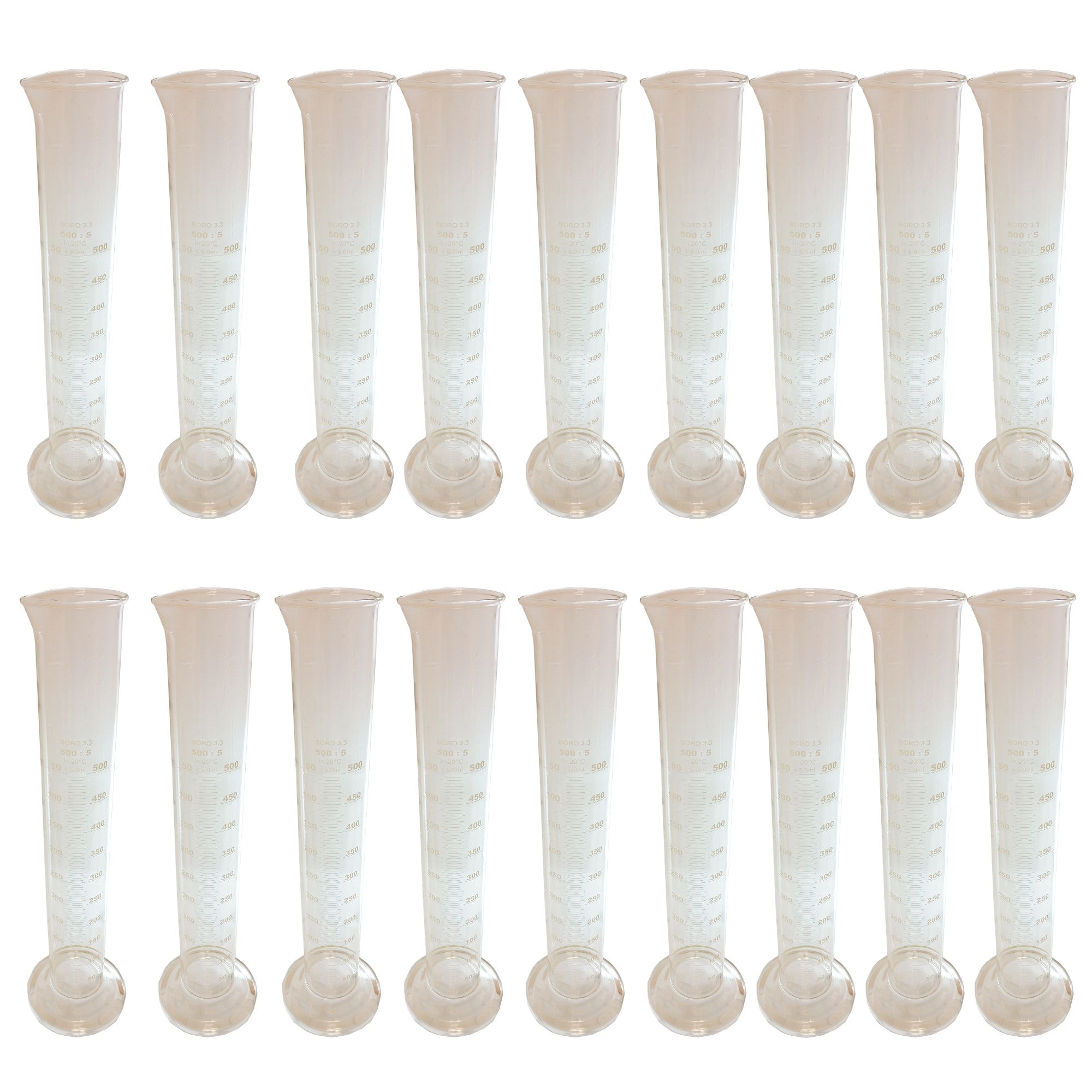 Double-Scale Cylinder, 500ml, Case of 18