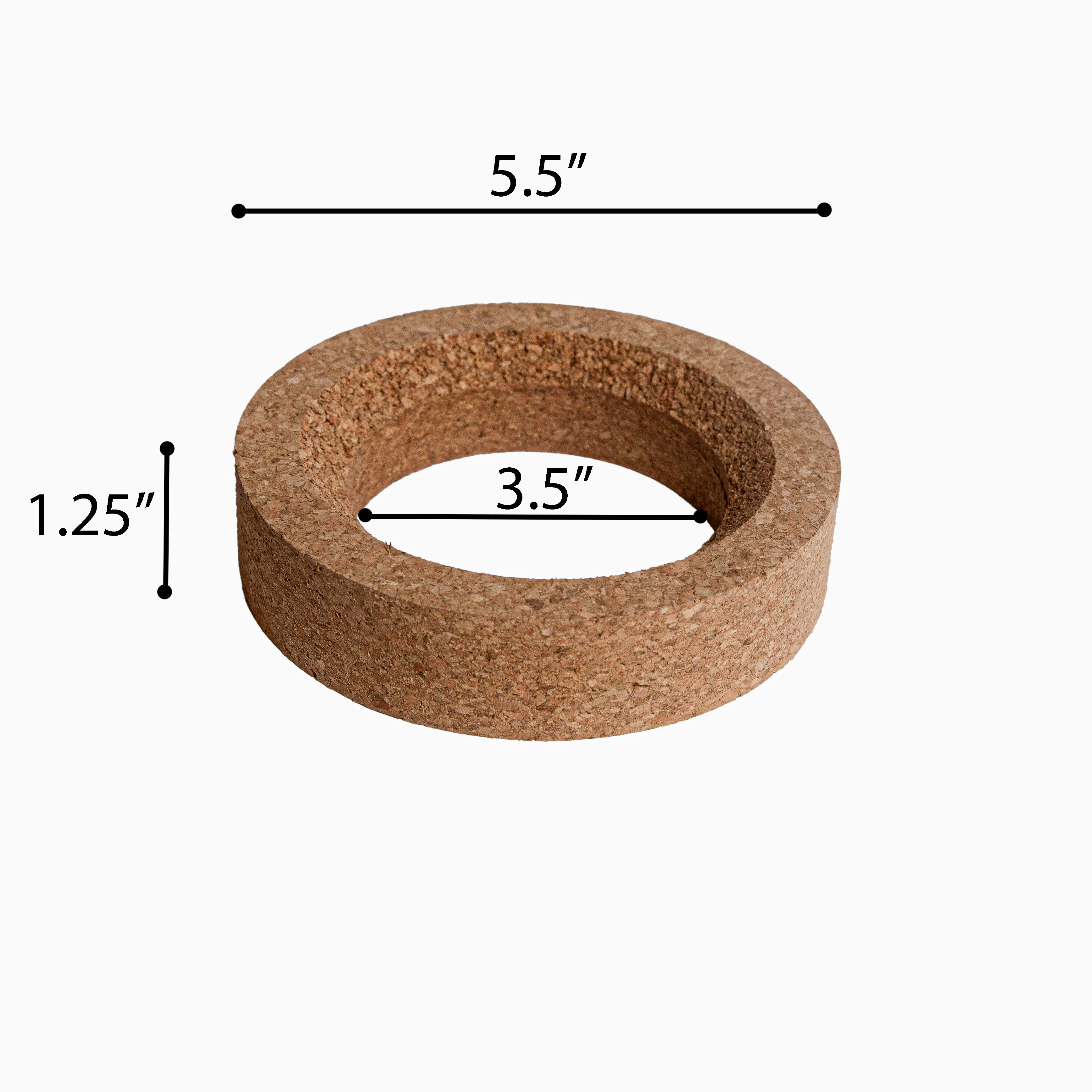 Support Ring, Made From Cork, To Support A Flasks, 140mm Outside Diameter. Pack 10.