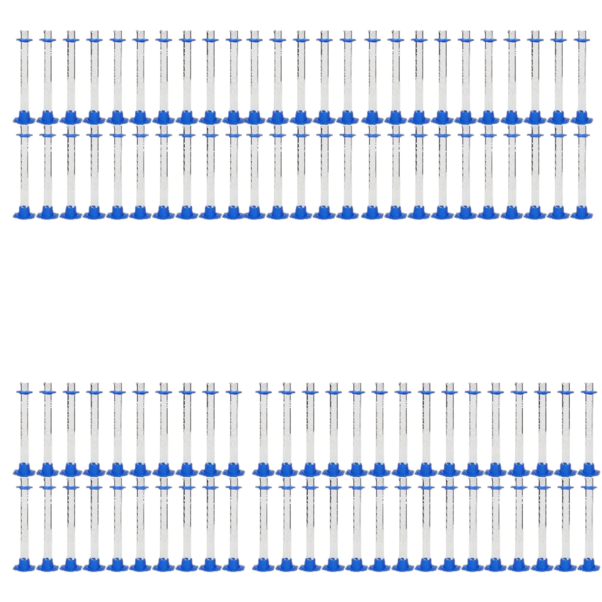 Glass Graduated Cylinder With Plastic Hex Base and Bumper Guard, 10ml, Case of 100