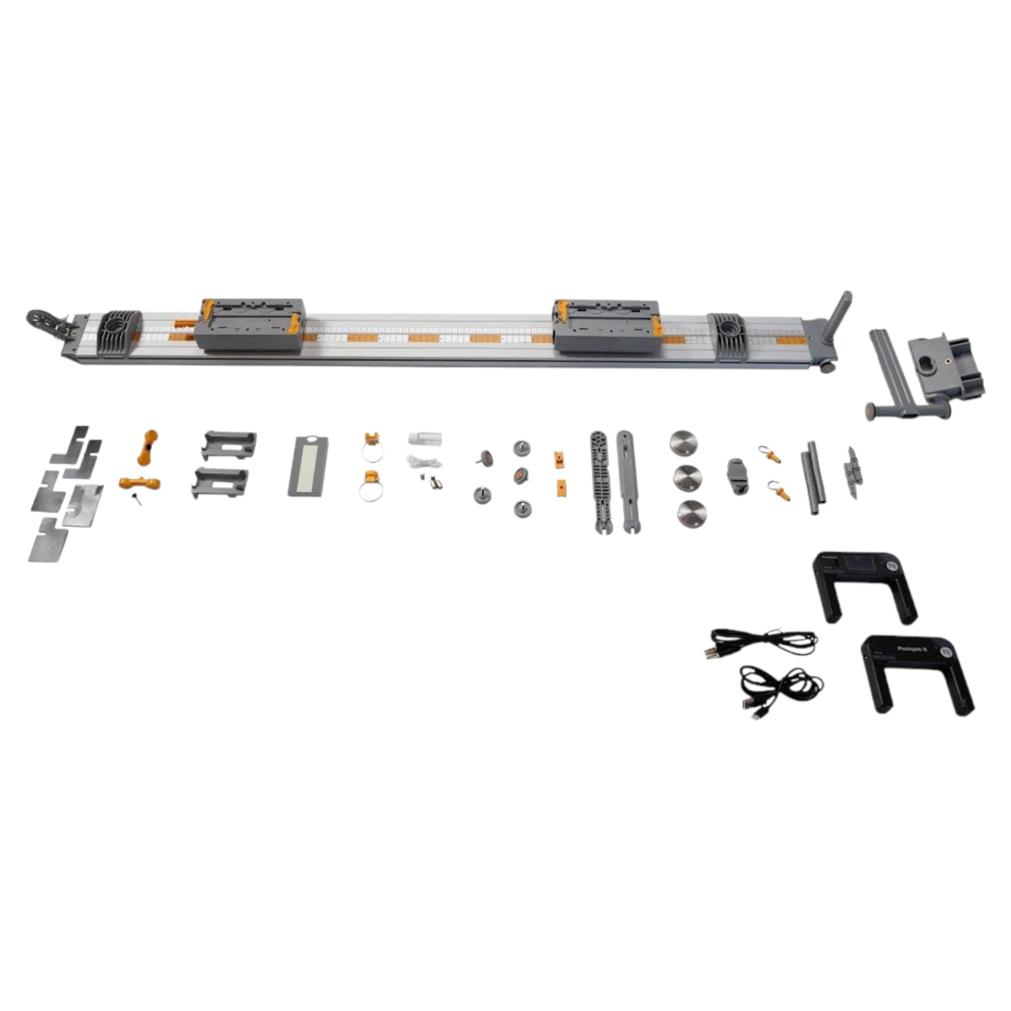 Dynamic Cart and Track System Kit - Two Photogates, Track 120cm, 2 carts, and many other accessories