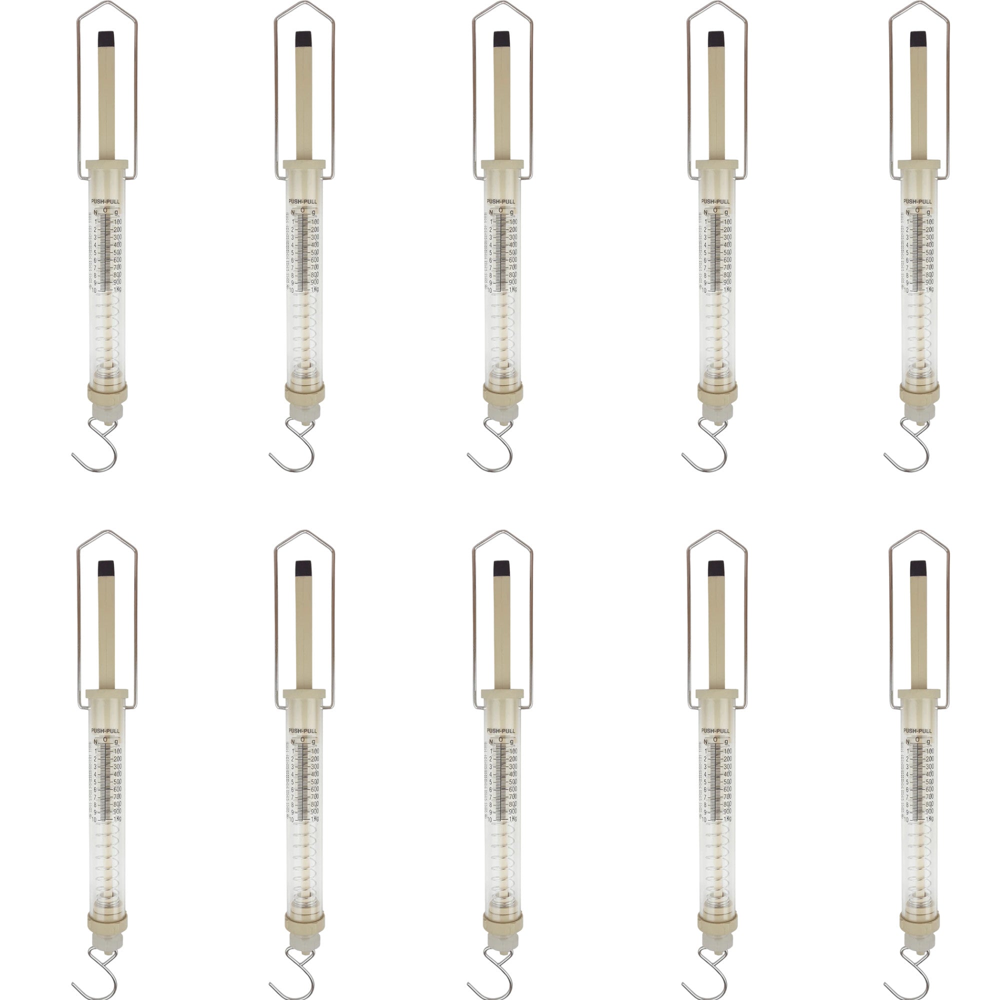 Dynamometer, 1000g, 10N, Pack of 10