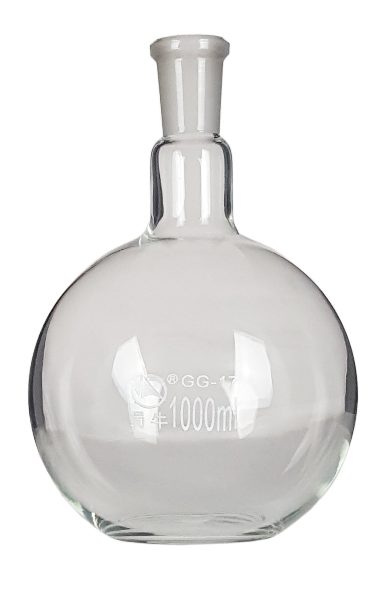 Flat-Bottom Flask, 24/40 Ground Glass Joint, 1000ml, Case of 24