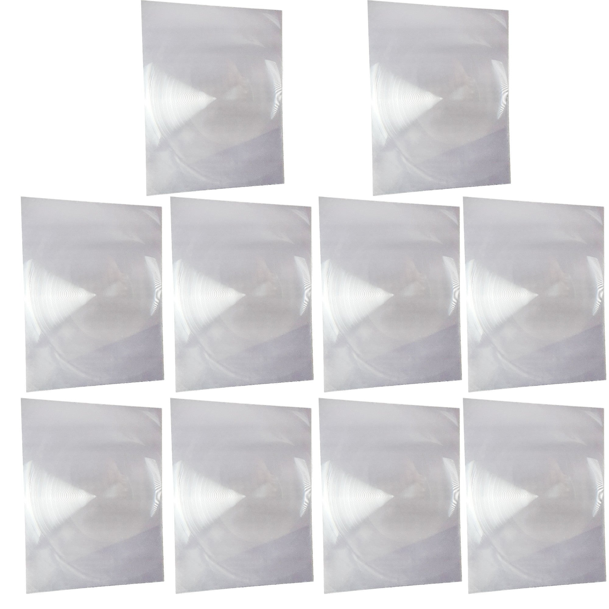 Fresnel Lens, 10-Pack – Large 8"x10" Educational Optics Sheets, 3x Magnification