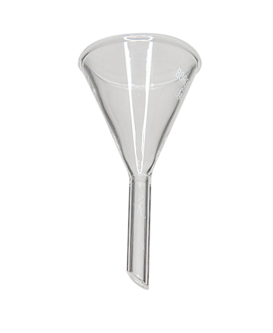Funnel Short Stem Glass 40mm Diameter Opening. Case of 192.