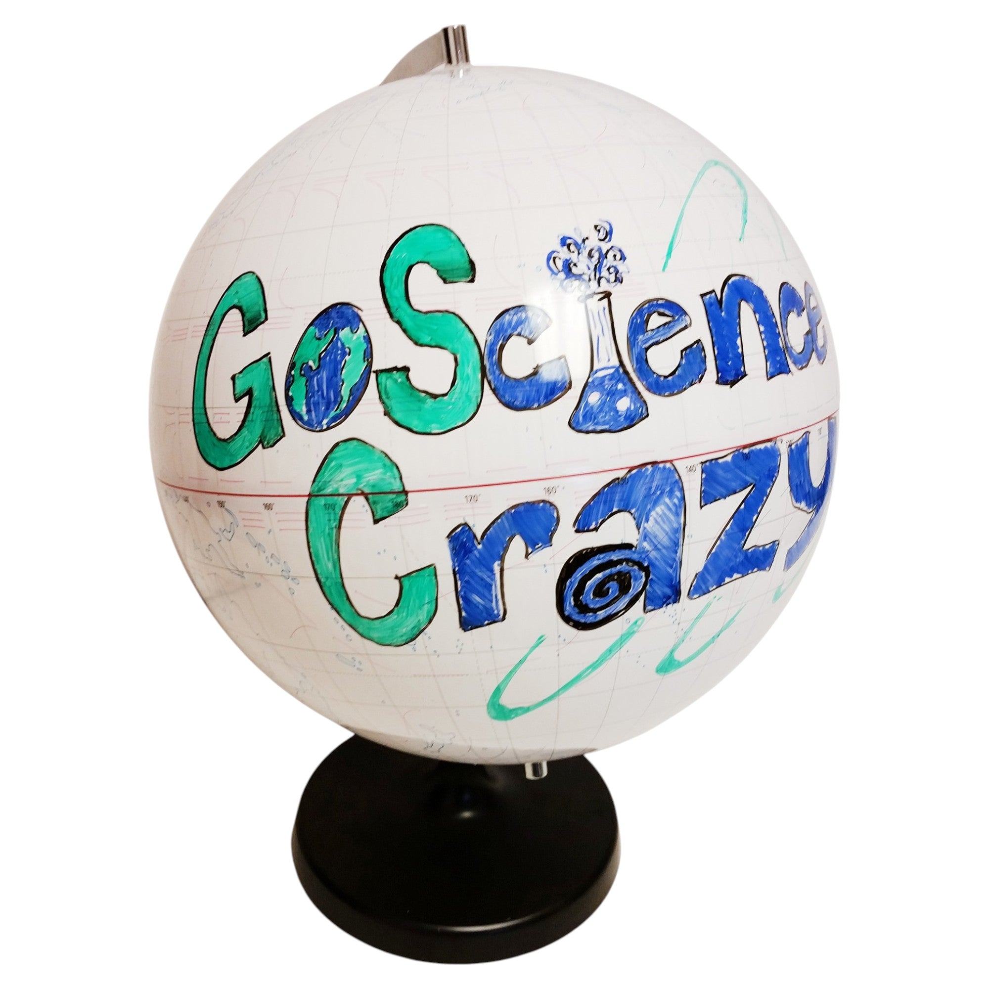 Globe Whiteboard 32cm size.