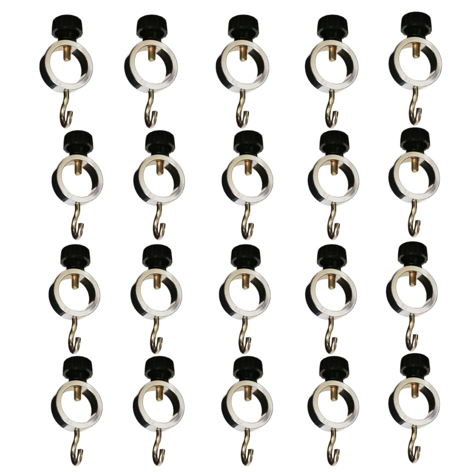 Hook Collar, 19mm Inside Diameter. Pack of 20.