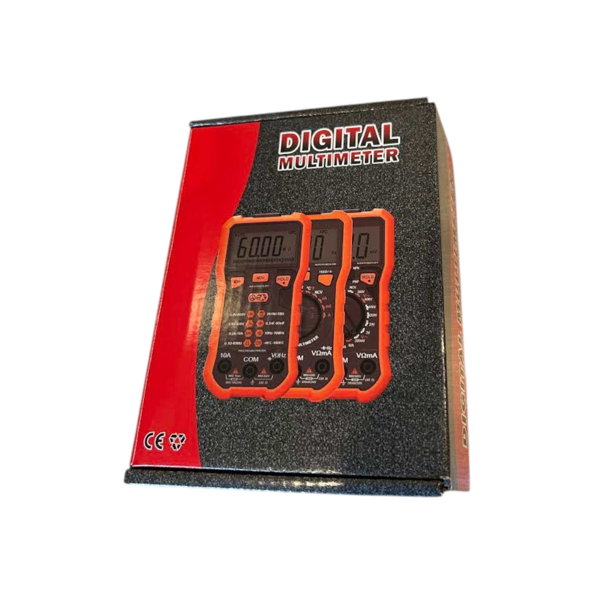 Multimeter Digital (600V AC/DC) Digital Display. Battery 2 X 1.5 V AAA.