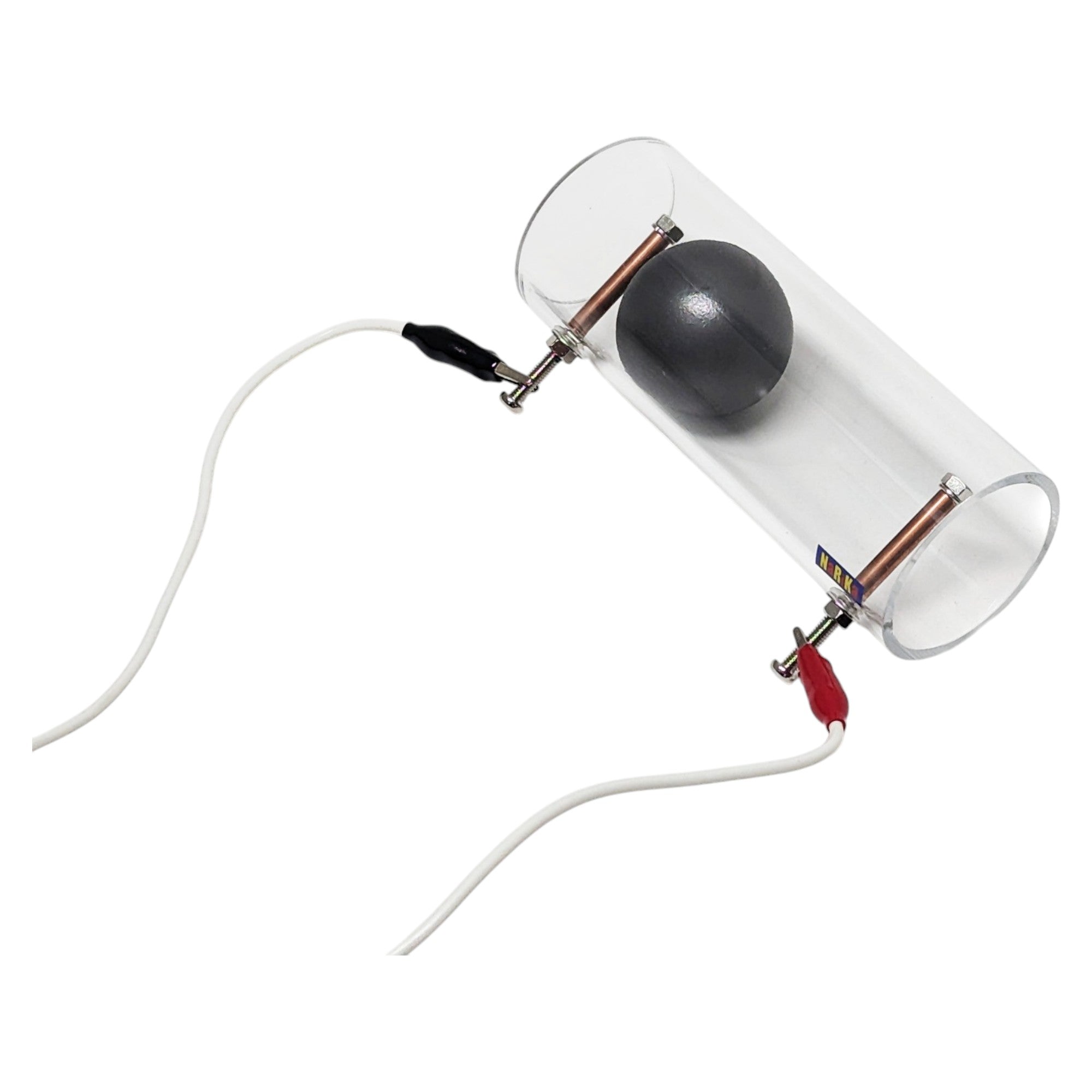 Pendulum Electric. A pendulum type electroscope for use with the Static Genecon Generator. Made by Narika Corporation.