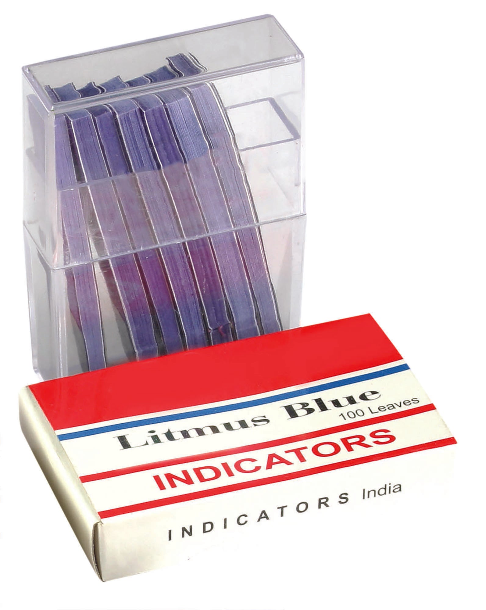 Litmus Paper, Blue Case of 12 Packs. Each Pack Contains 100 Strips.
