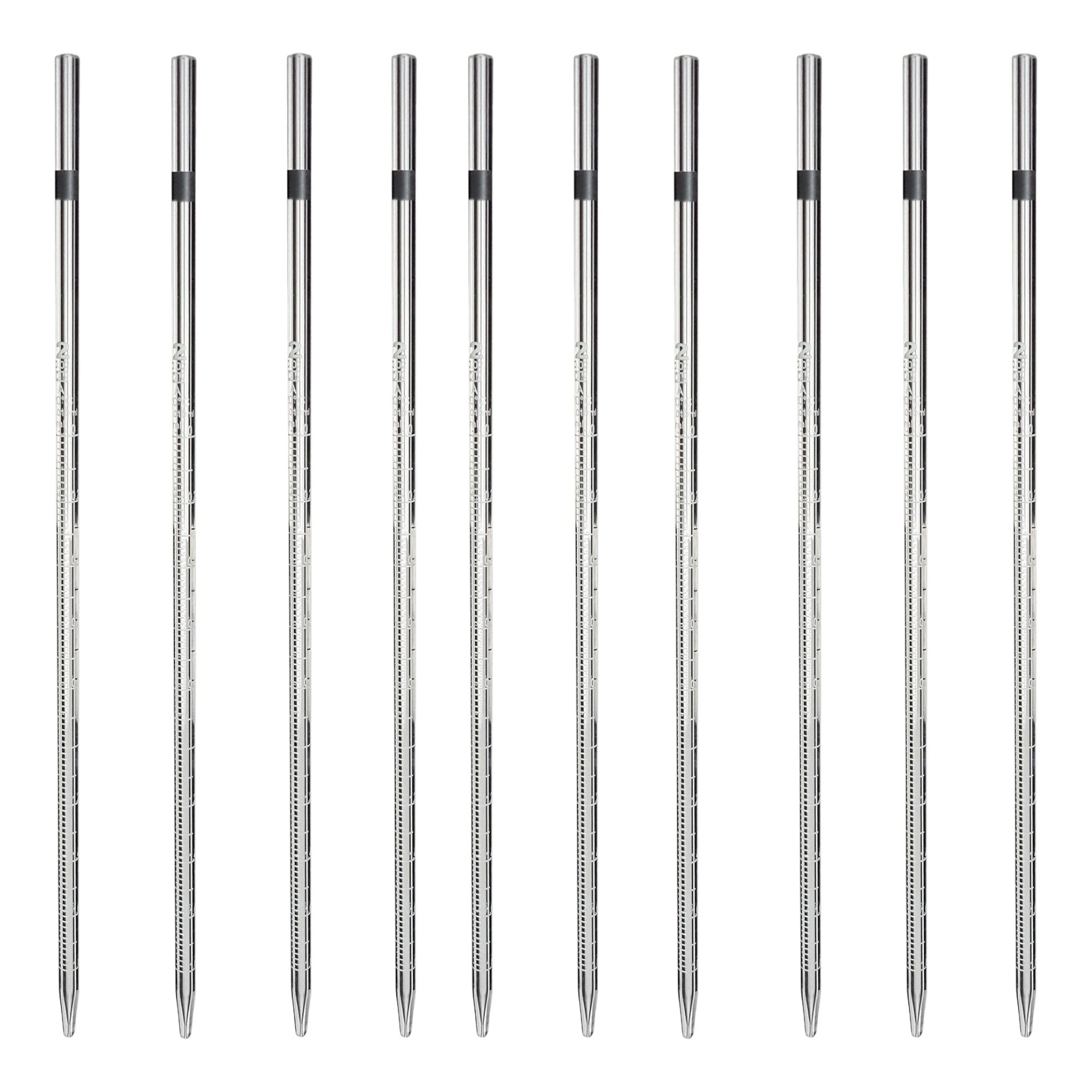 Mohr's Pipette, 2ml Capacity, Pack of 10