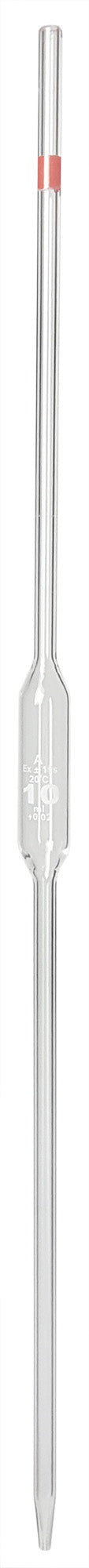 Volumetric Pipette, Glass, 10ml Capacity, Class B