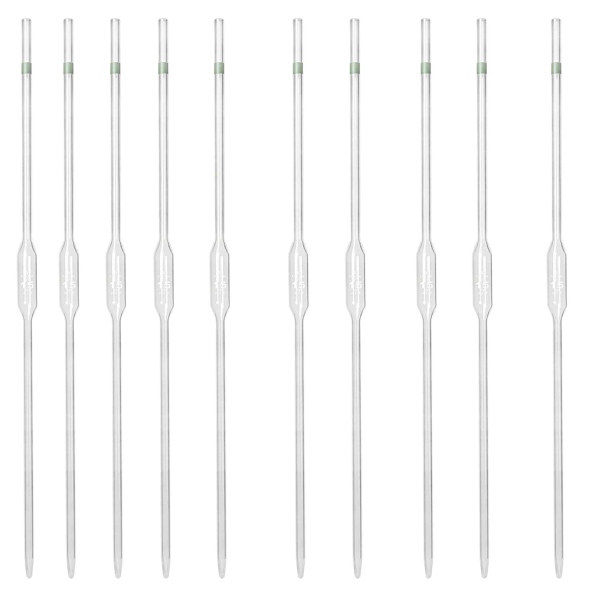Volumetric Pipette, 15ml Capacity, Pack of 10 by Go Science Crazy