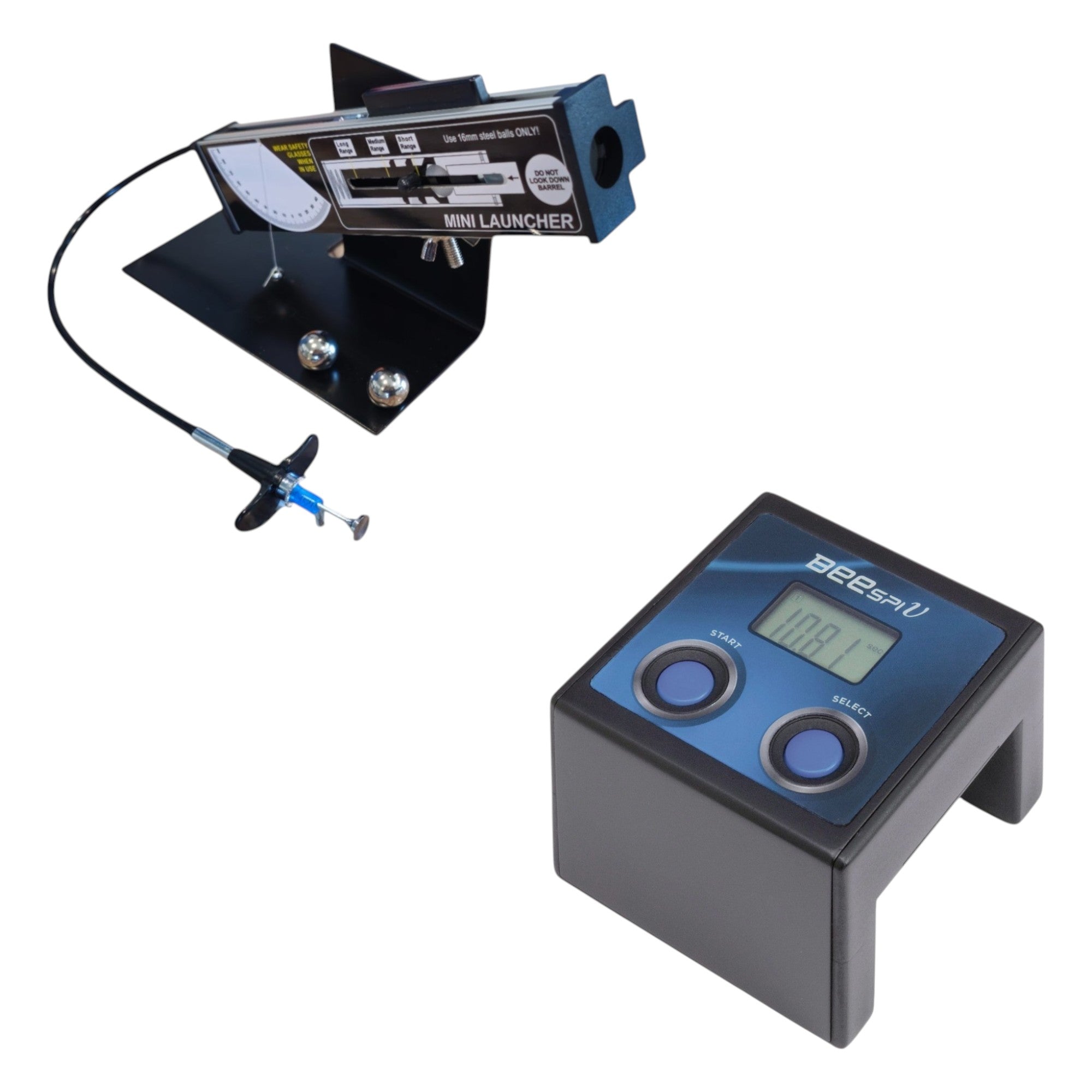 BeeSpi V Photogate & Compact Motion Device Kit – Speed & Motion Measurement for Physics Classrooms – Force, Energy, and Kinematics STEM Kit