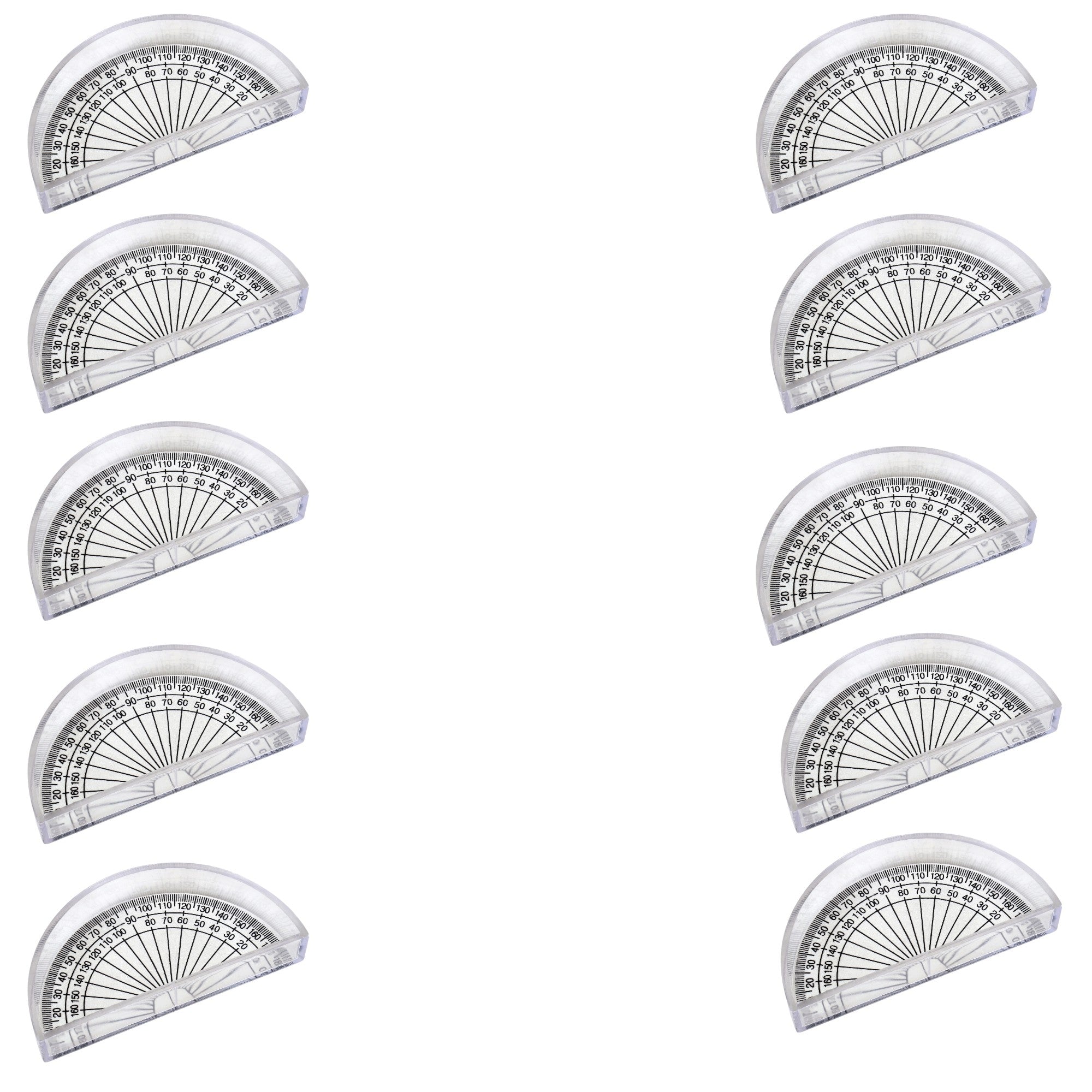 Refraction Tank, Semi-Circular for Science Education. Pack of 10.