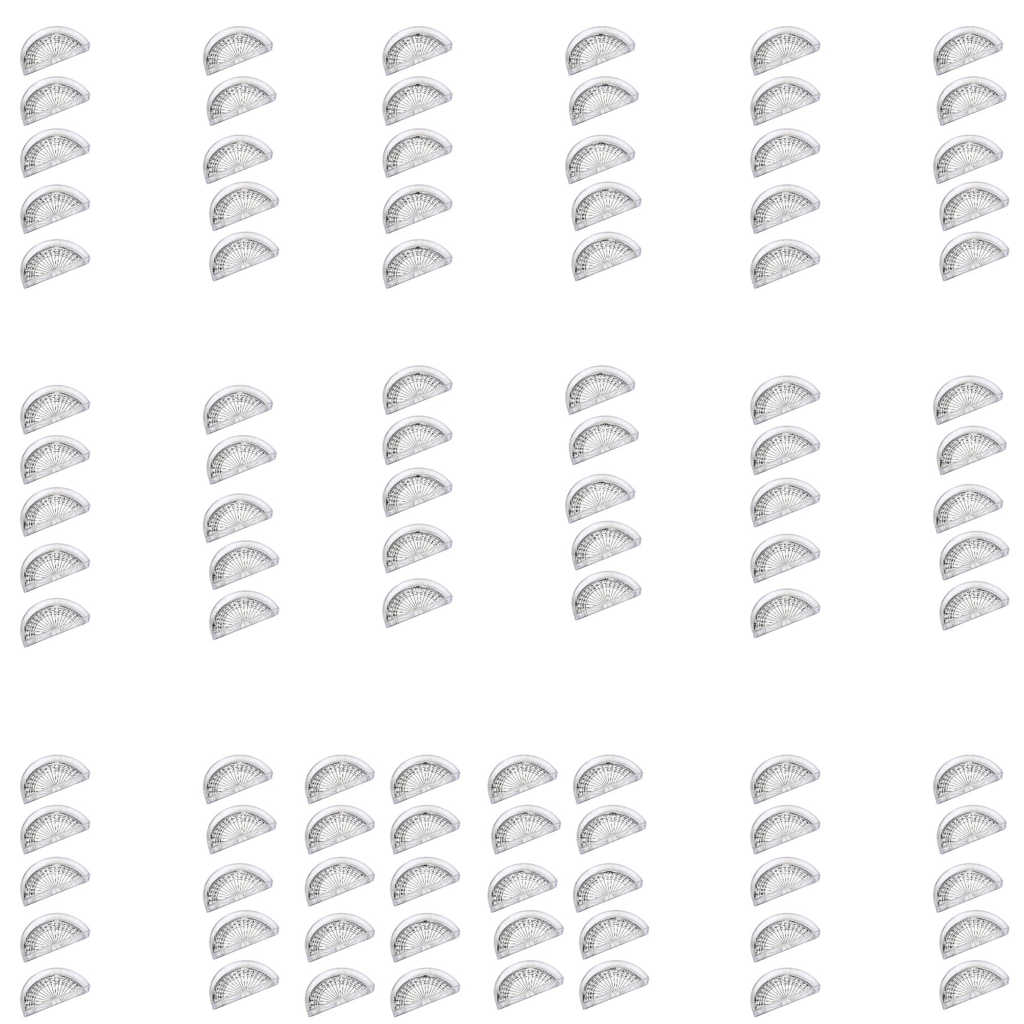 Refraction Tank, Semi-Circular, Graduated, 38 mm Diameter, Case of 100